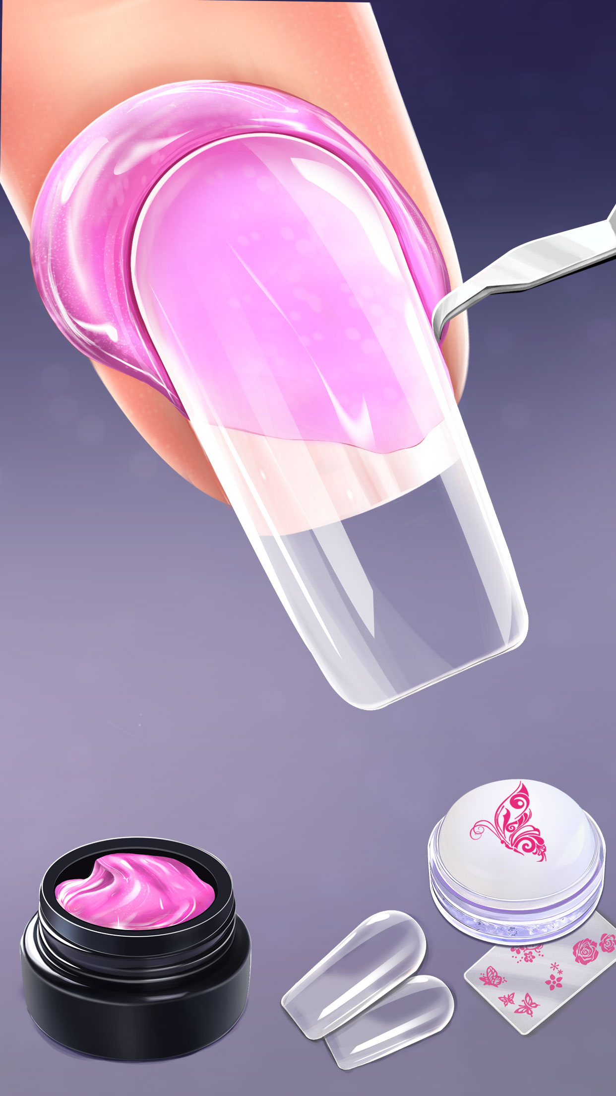 اسکرین شات 1 بازی Nail Salon Fashion Makeup Game