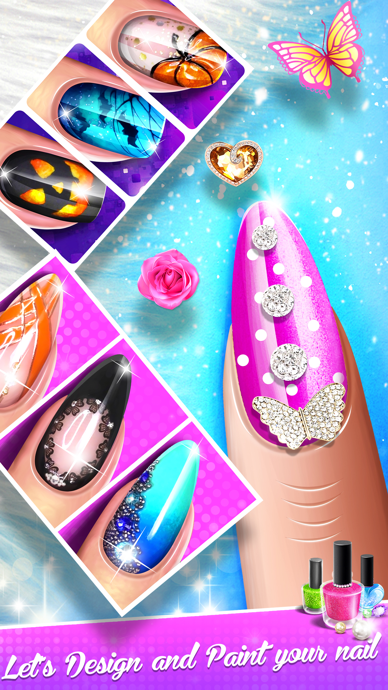 اسکرین شات 4 بازی Nail Salon Fashion Makeup Game