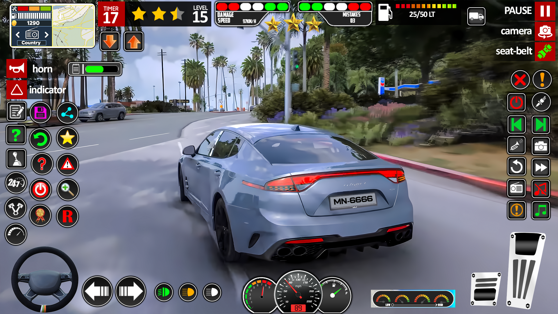 اسکرین شات 3 بازی School Car Simulator 2024