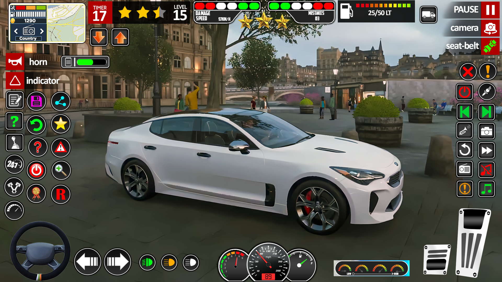 اسکرین شات 6 بازی School Car Simulator 2024