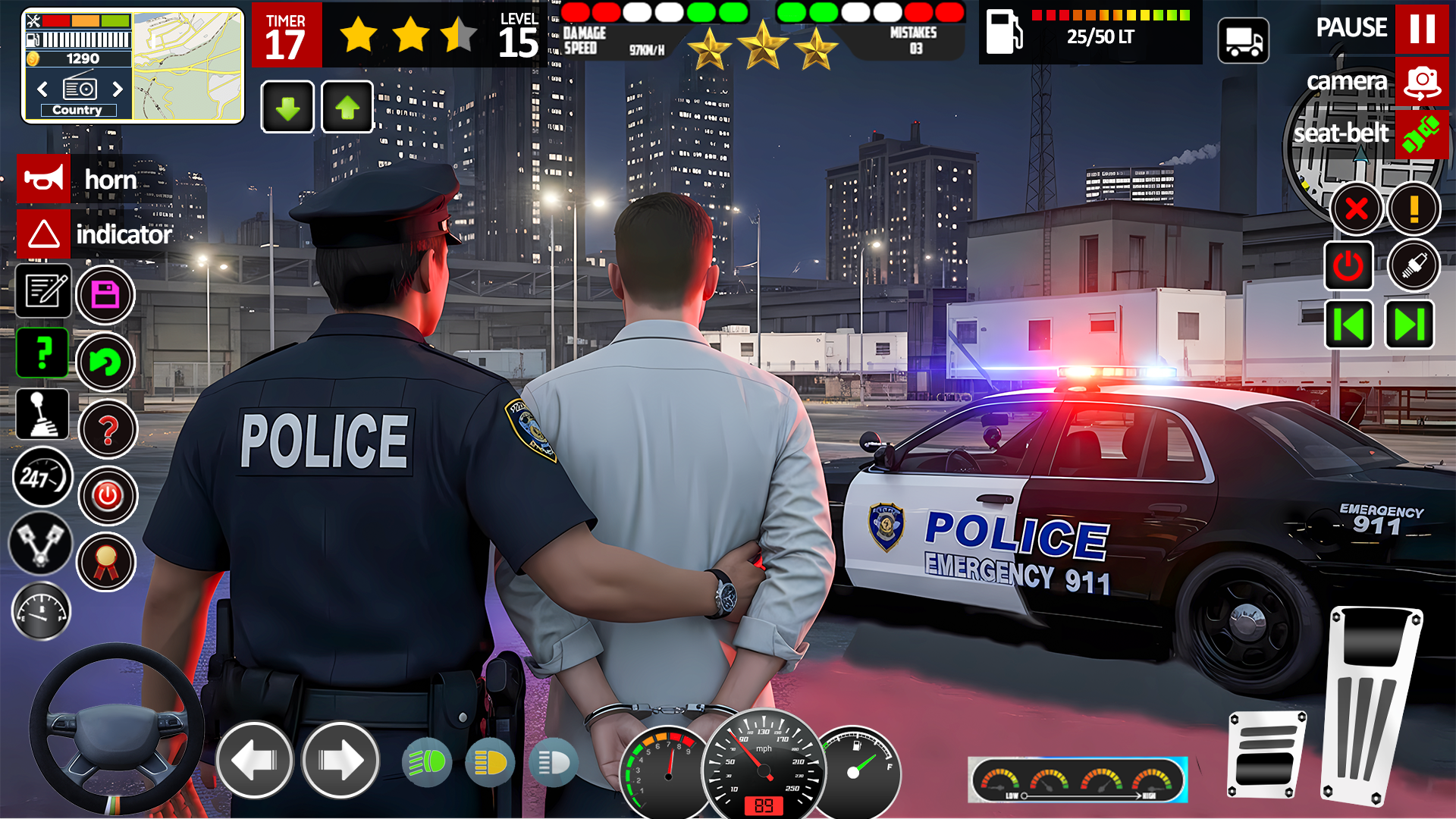 اسکرین شات 1 بازی Police Simulator 2024 Car Game