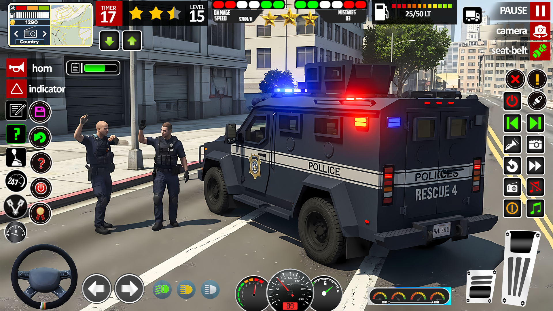اسکرین شات 3 بازی Police Simulator 2024 Car Game