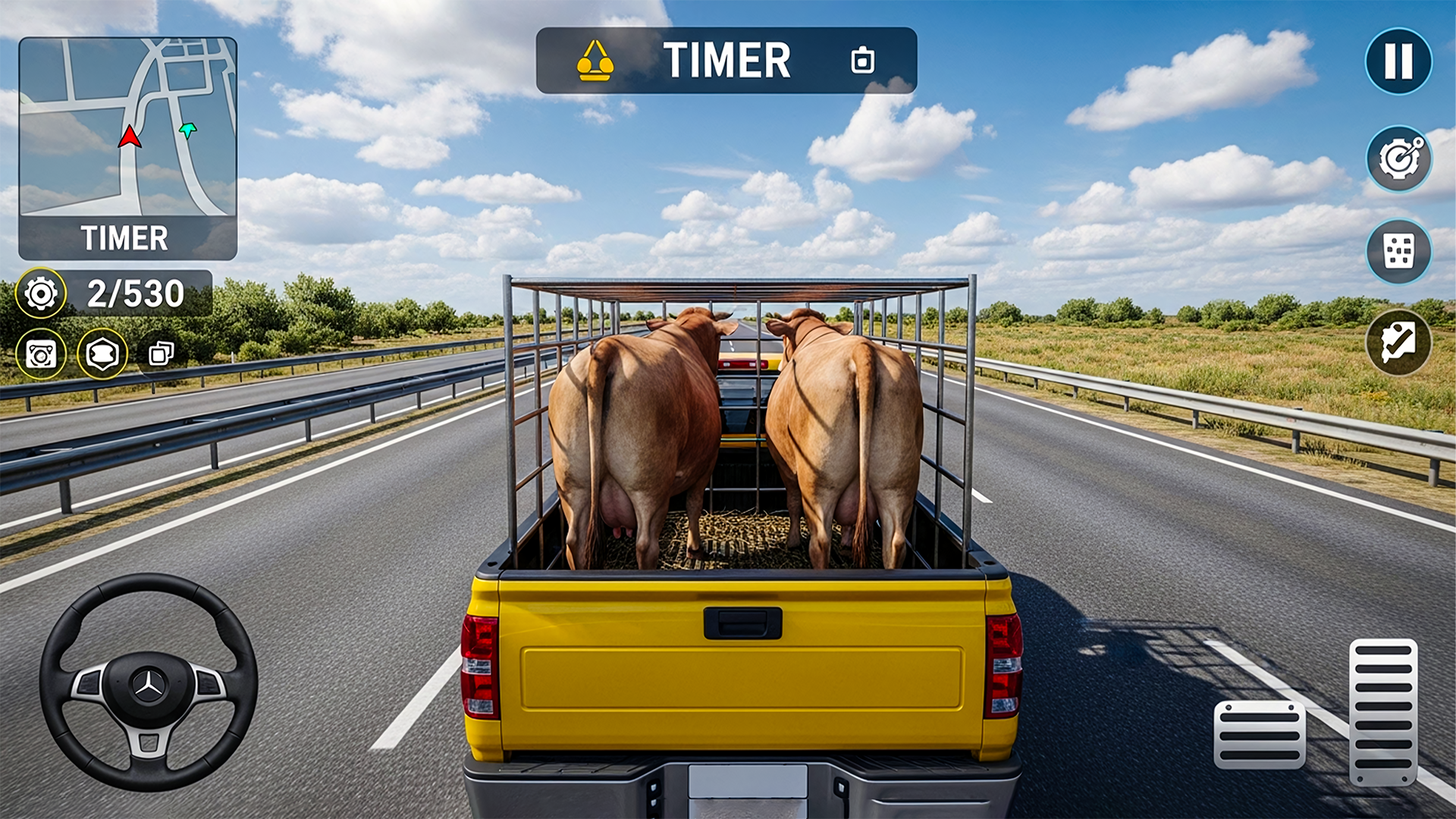 اسکرین شات 6 بازی Animal Cargo Truck Simulator