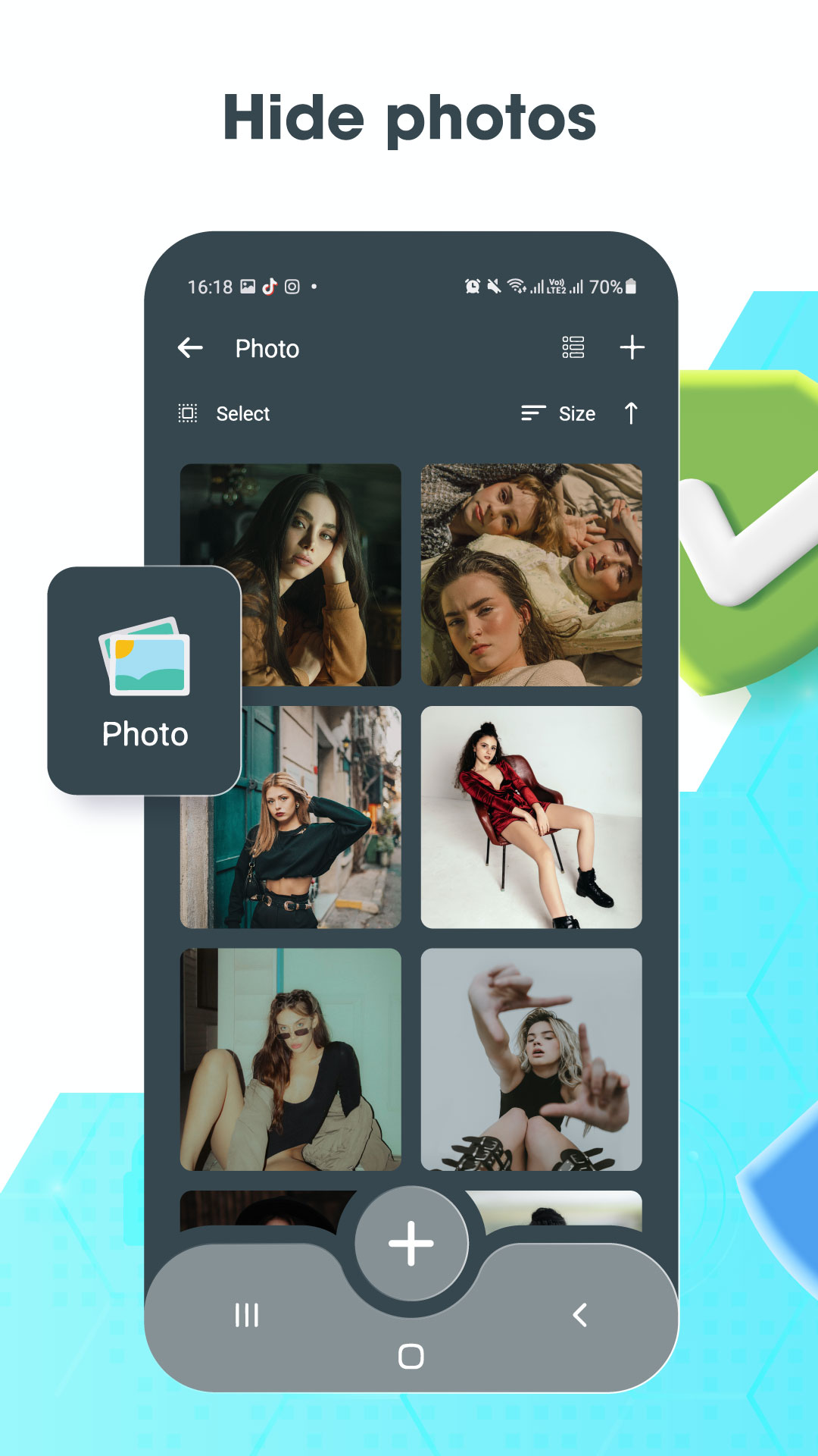 اسکرین شات 1 برنامه HideS: Lock Video, Hide Photo