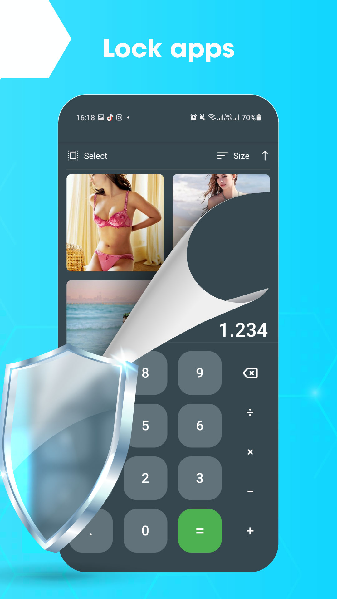 اسکرین شات 3 برنامه HideS: Lock Video, Hide Photo