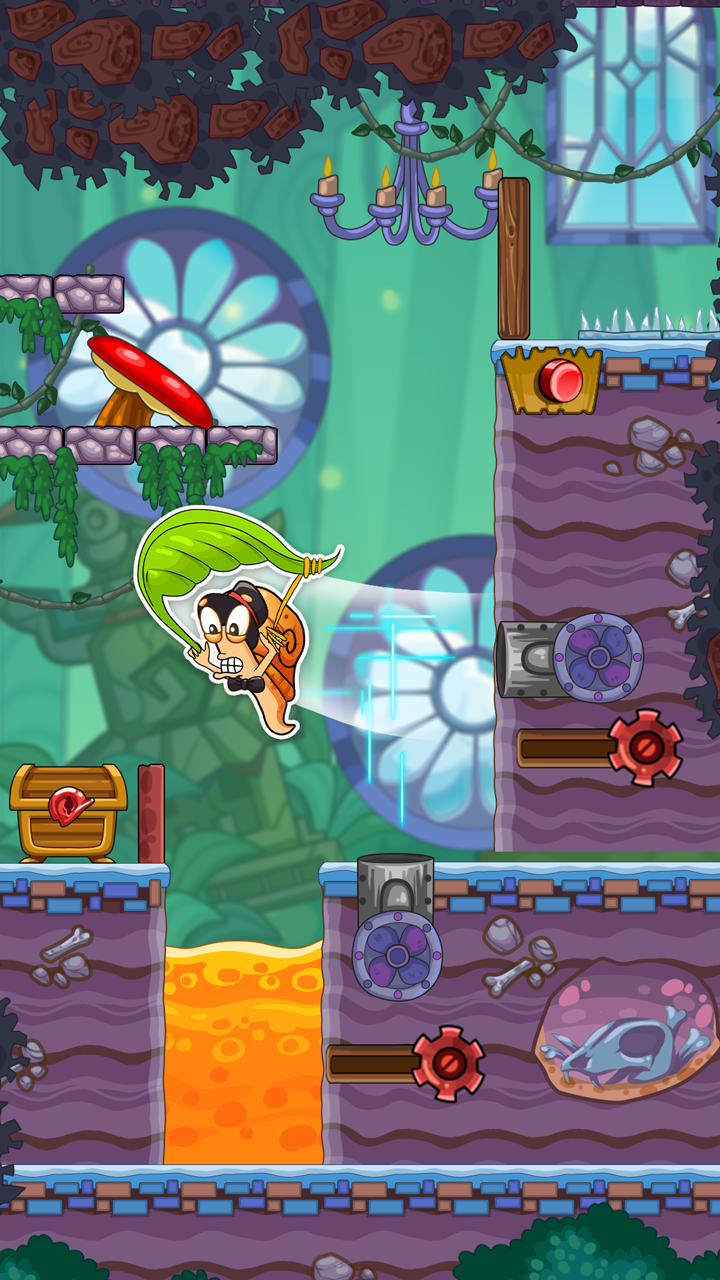 اسکرین شات 2 بازی Snail Escape: Jungle Adventure