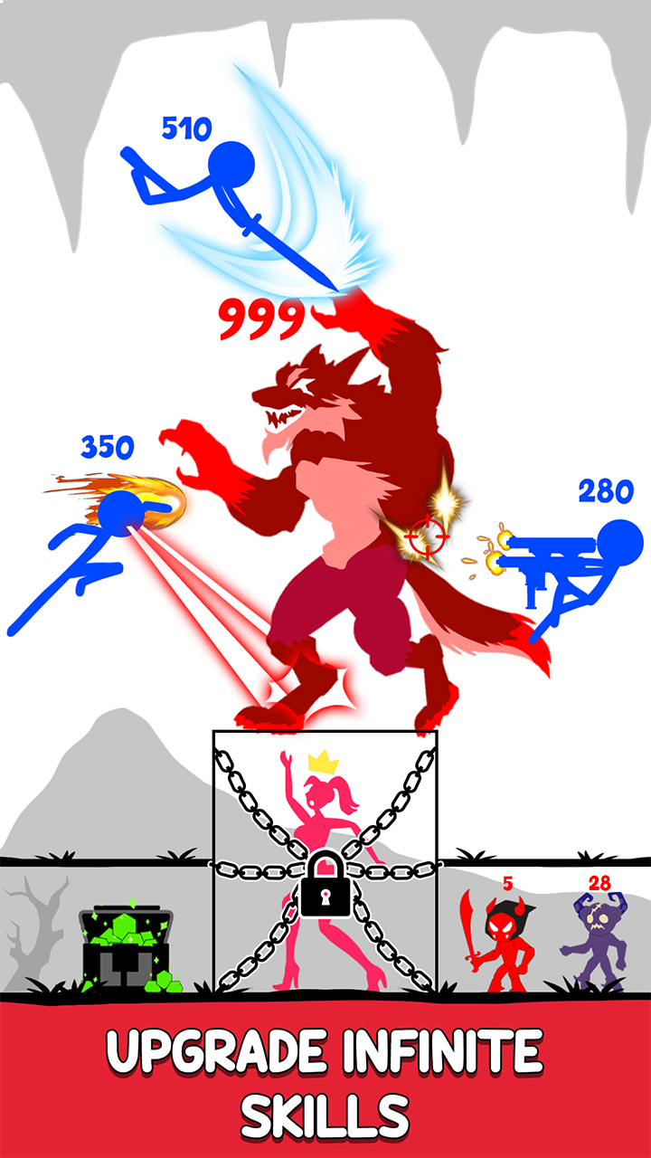 اسکرین شات 4 بازی Stick Hero: Endless War