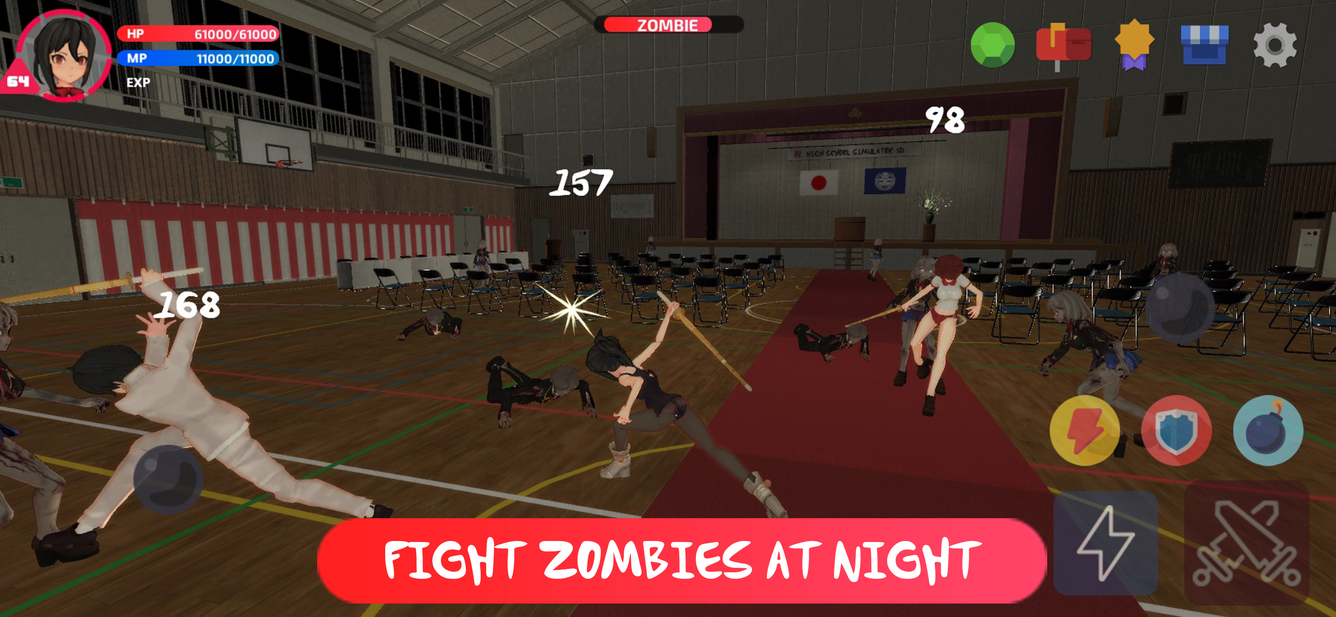 اسکرین شات 5 بازی High School Simulator 3D
