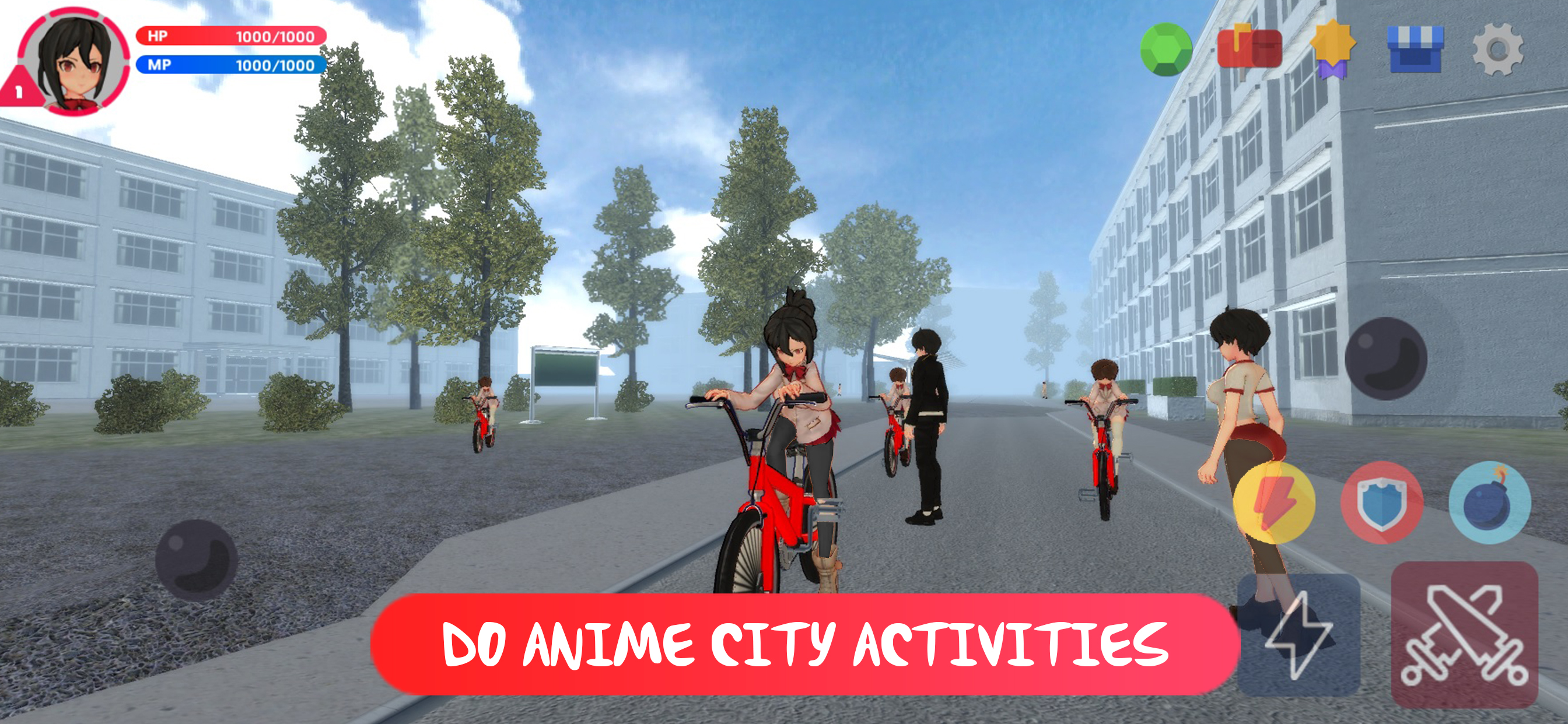 اسکرین شات 2 بازی High School Simulator 3D