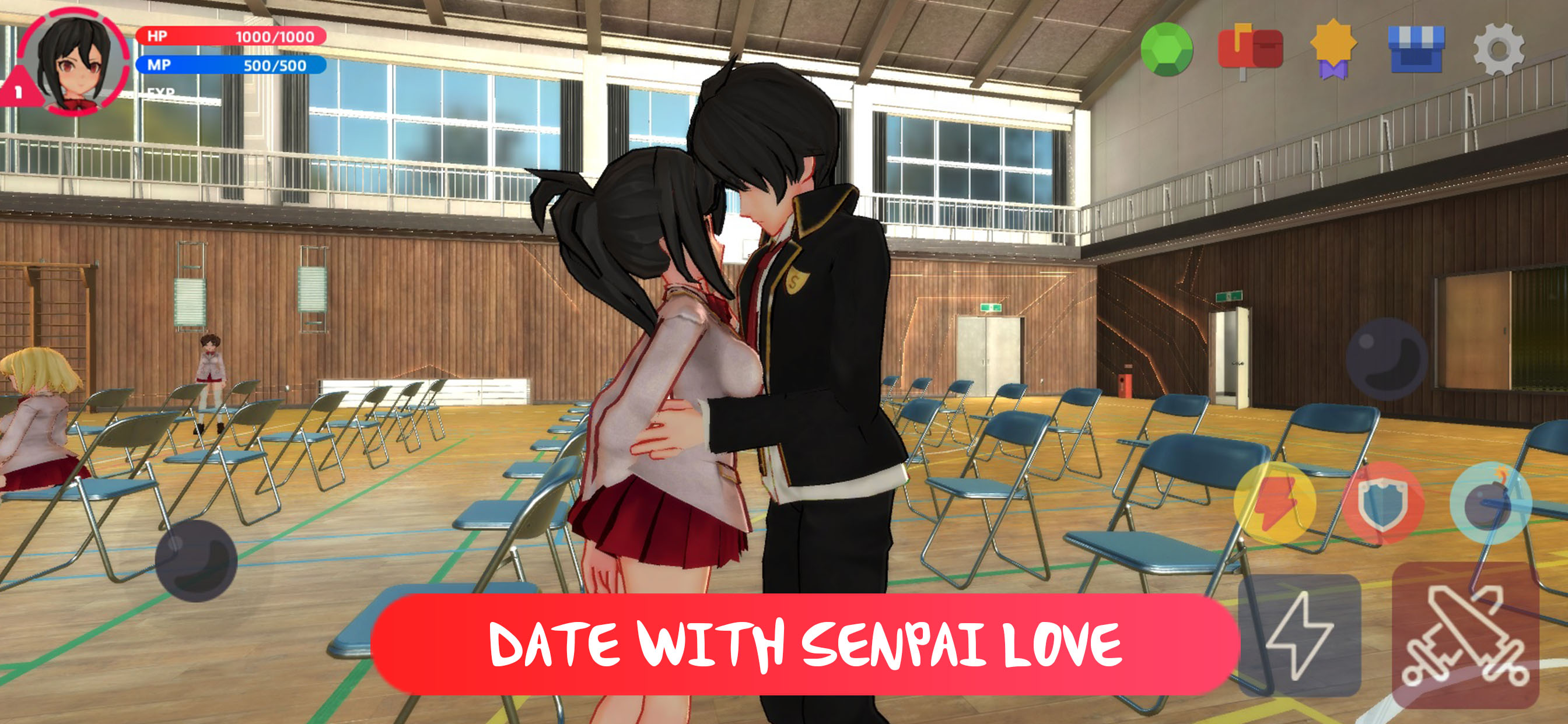 اسکرین شات 3 بازی High School Simulator 3D