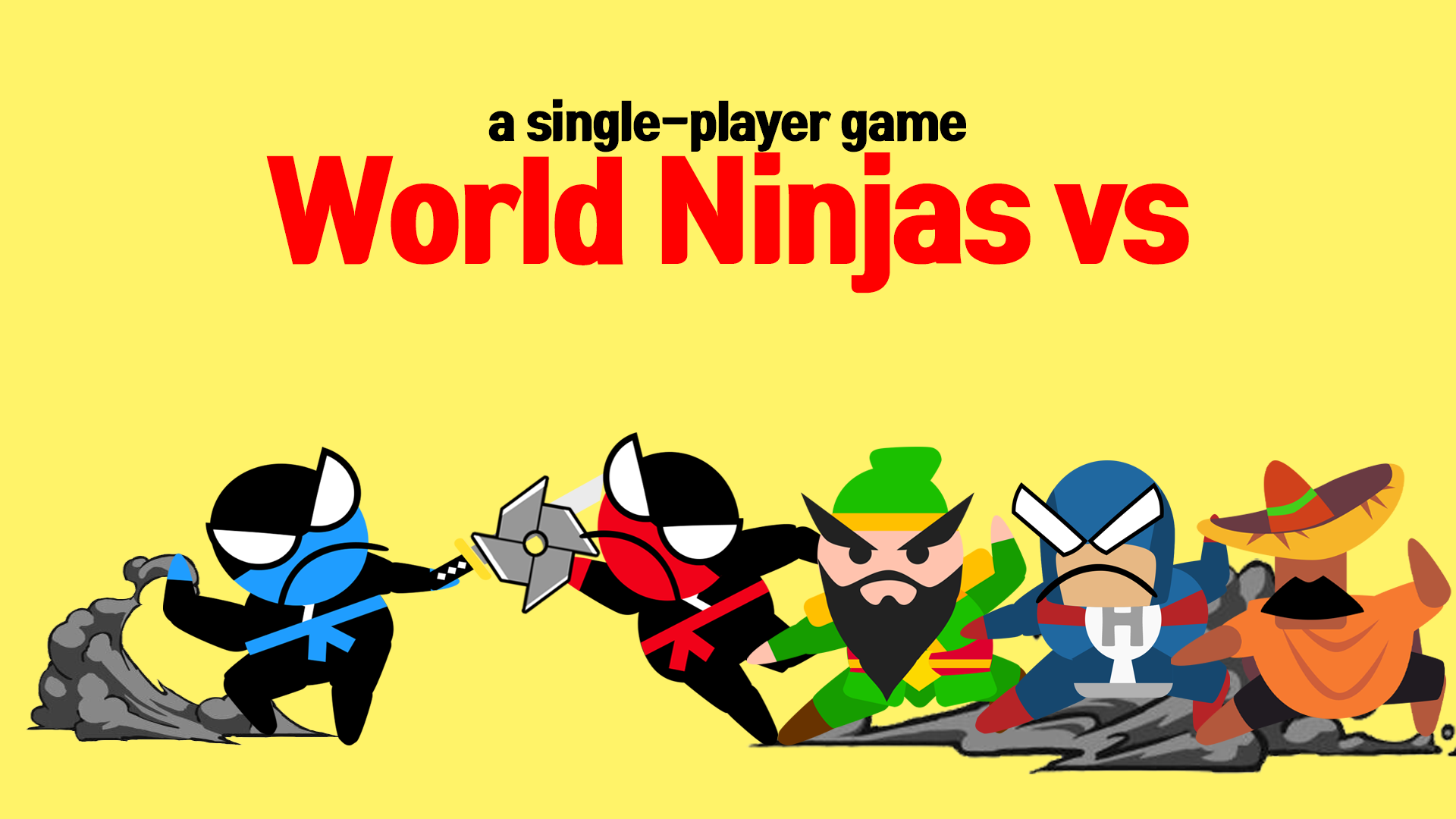 اسکرین شات 2 بازی Jumping Ninja Battle 2 Player