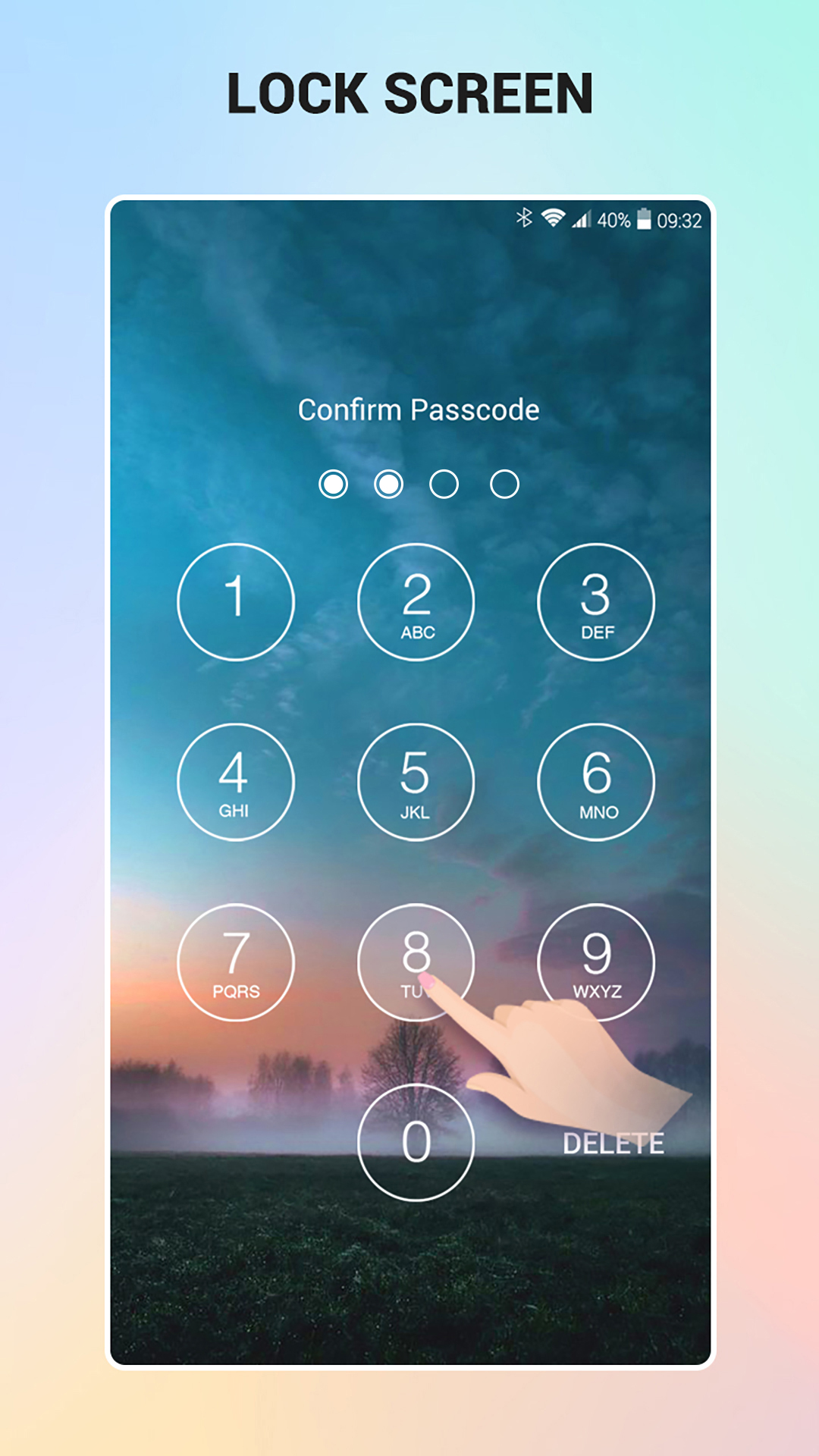 اسکرین شات 3 برنامه Lock Screen