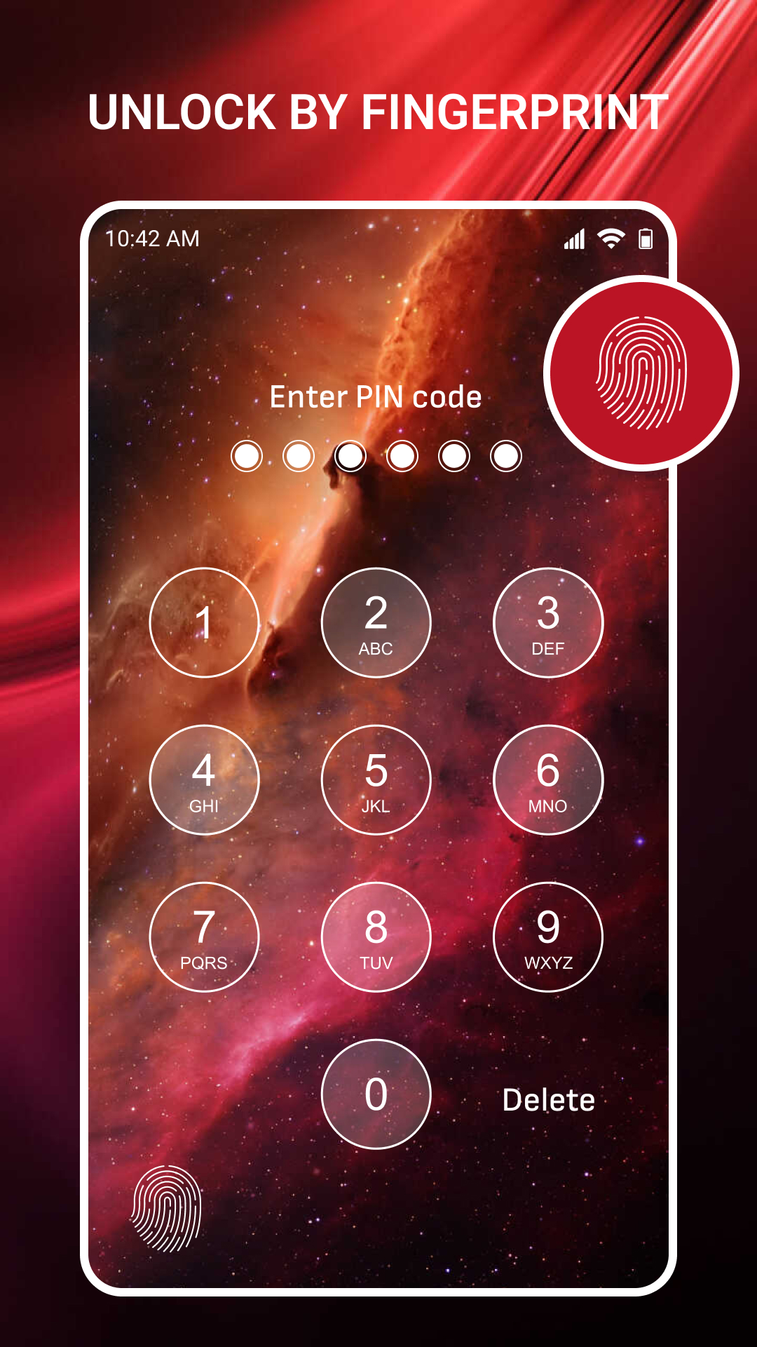 اسکرین شات 4 برنامه Smart lock screen