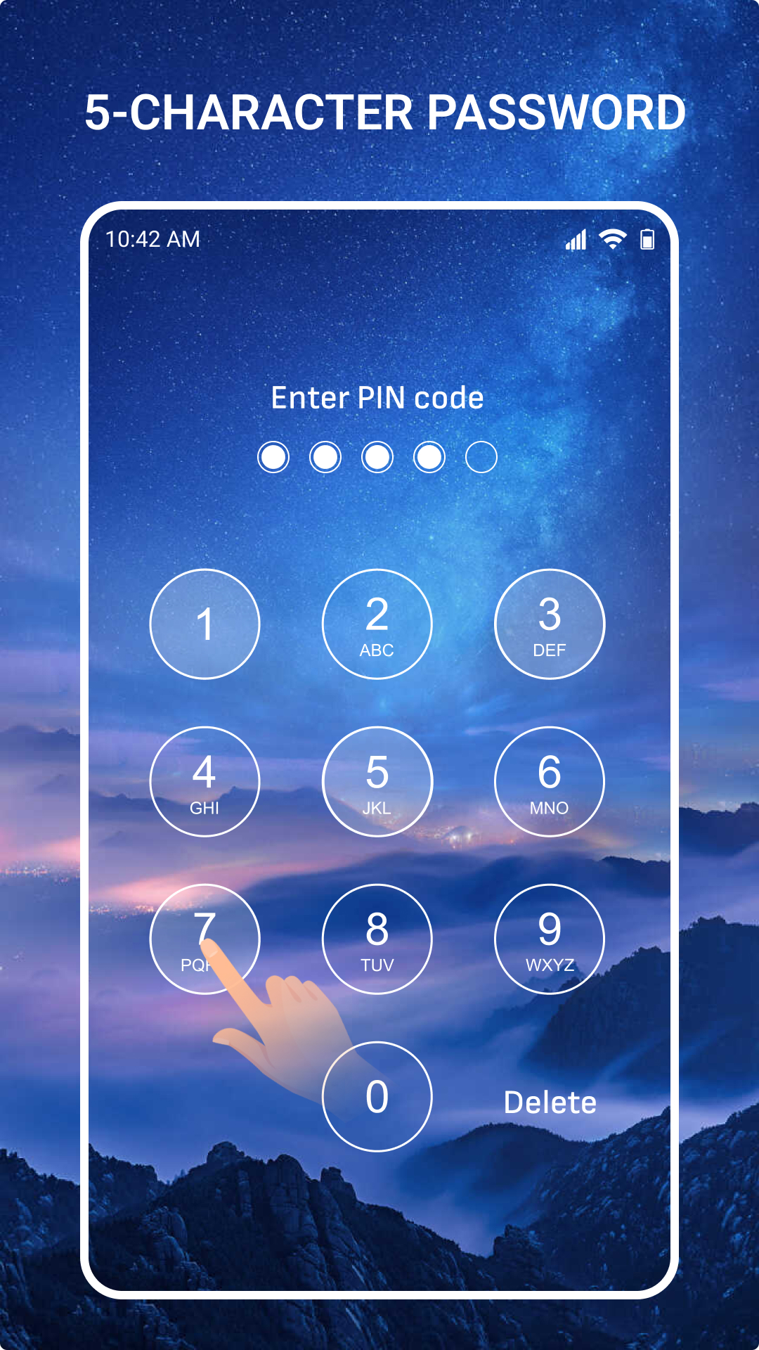 اسکرین شات 2 برنامه Smart lock screen