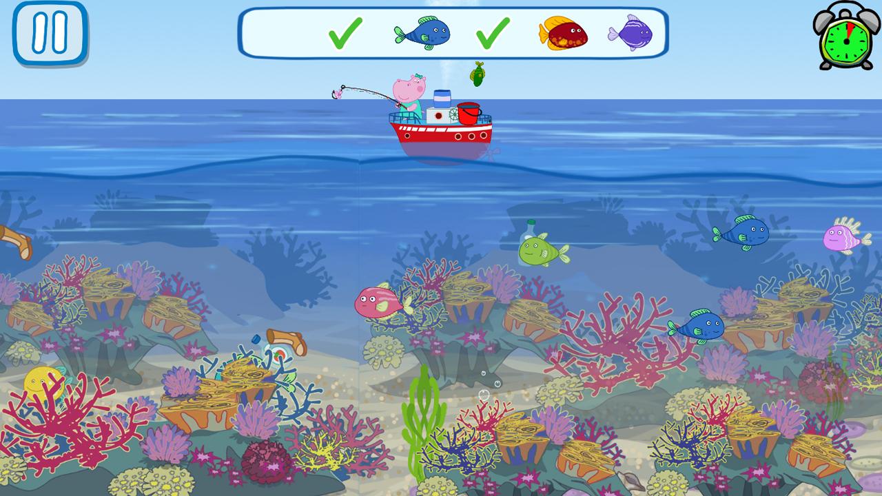 اسکرین شات 2 بازی Funny Kids Fishing Games