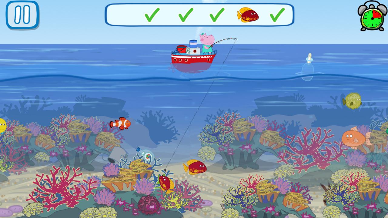 اسکرین شات 3 بازی Funny Kids Fishing Games