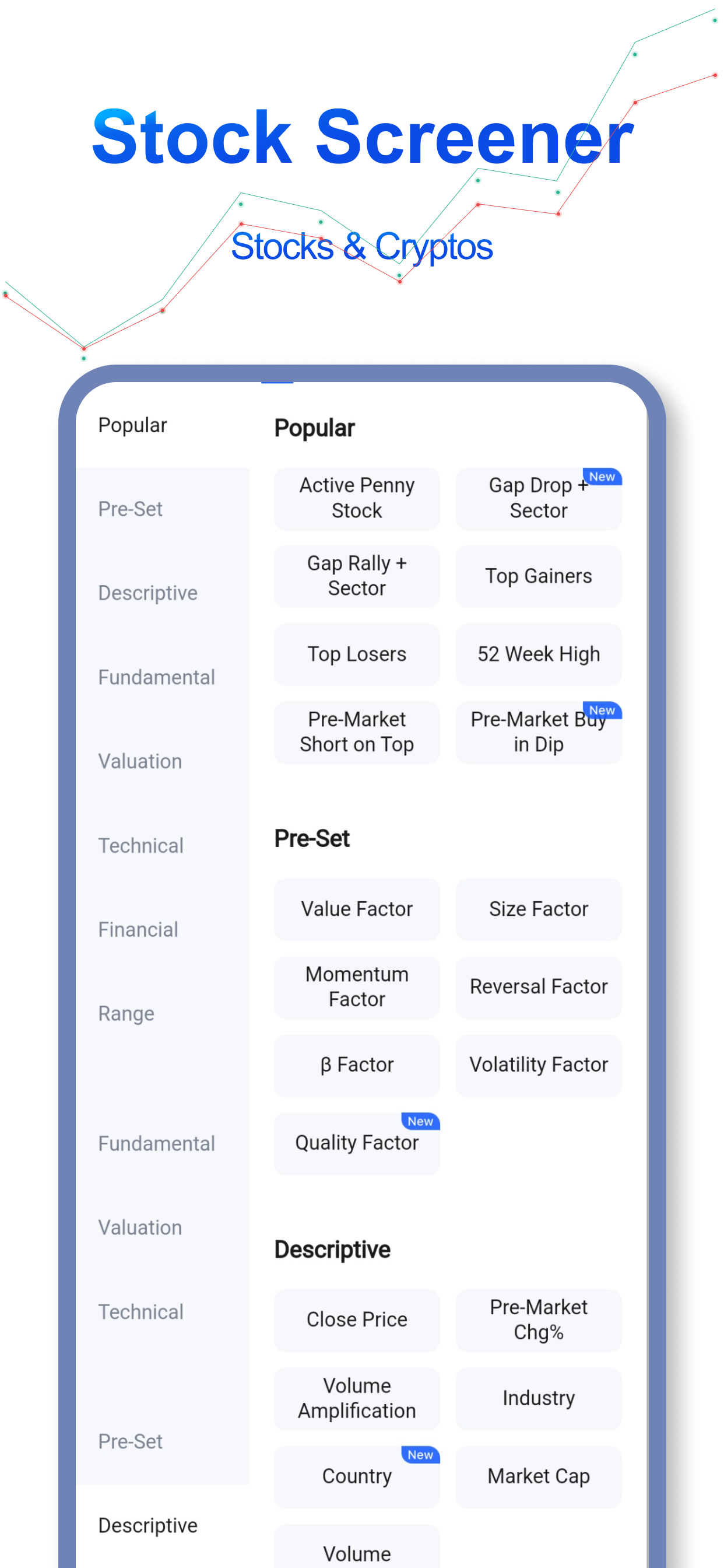 اسکرین شات 6 برنامه Stock Screener, AI Scanner