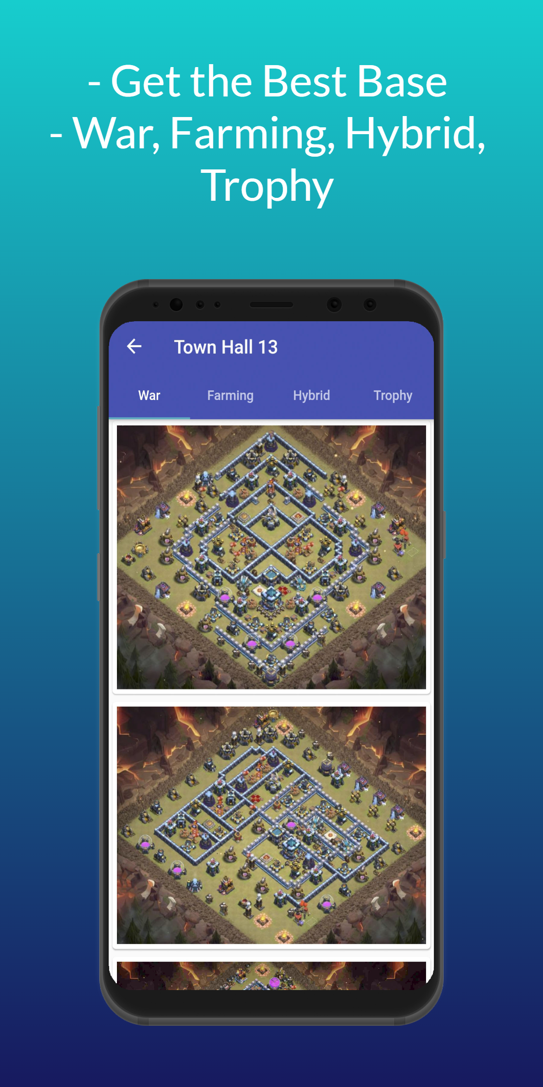 اسکرین شات 7 برنامه Maps of COC - Base Layouts