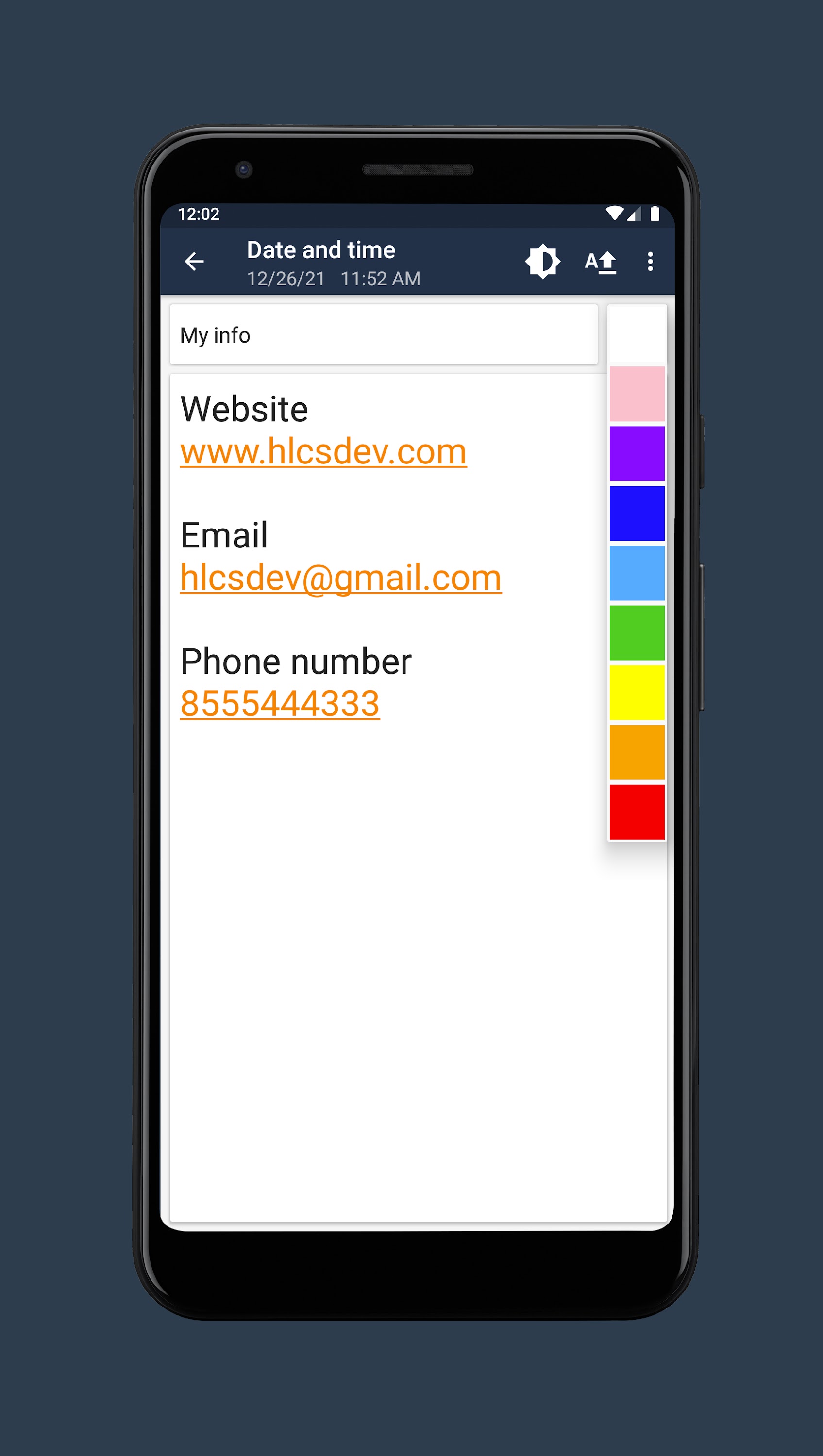 اسکرین شات 4 برنامه Notepad Notes