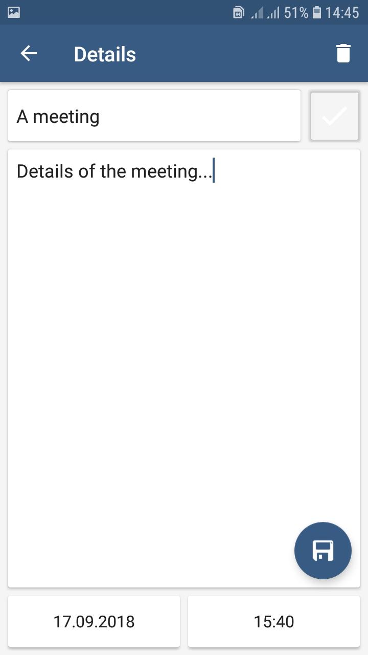 اسکرین شات 4 برنامه Scheduler.Task list.Reminders