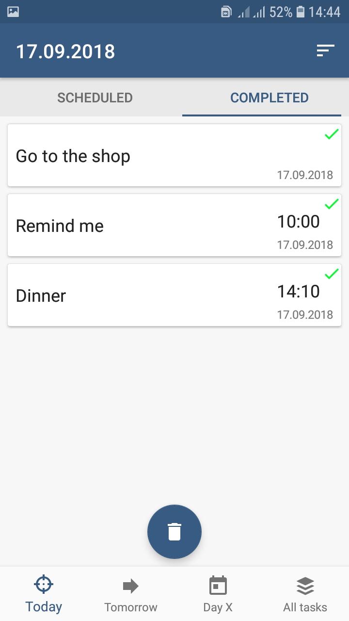 اسکرین شات 3 برنامه Scheduler.Task list.Reminders