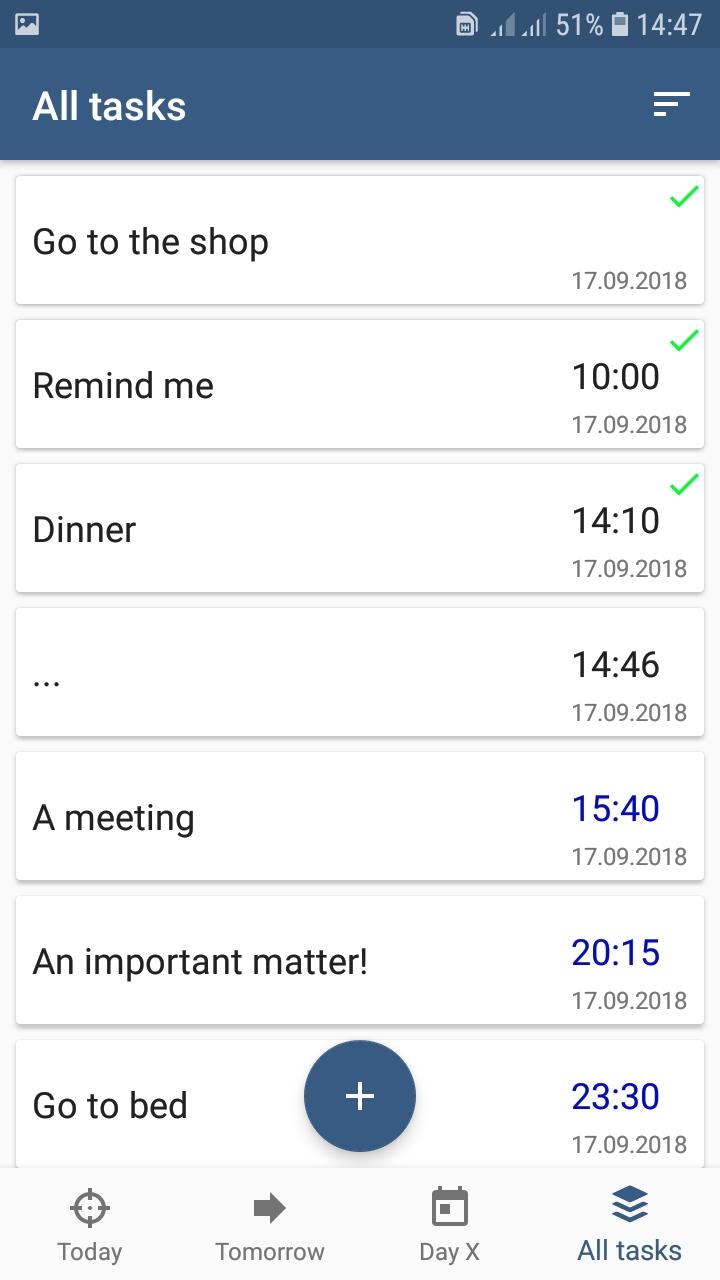 اسکرین شات 7 برنامه Scheduler.Task list.Reminders