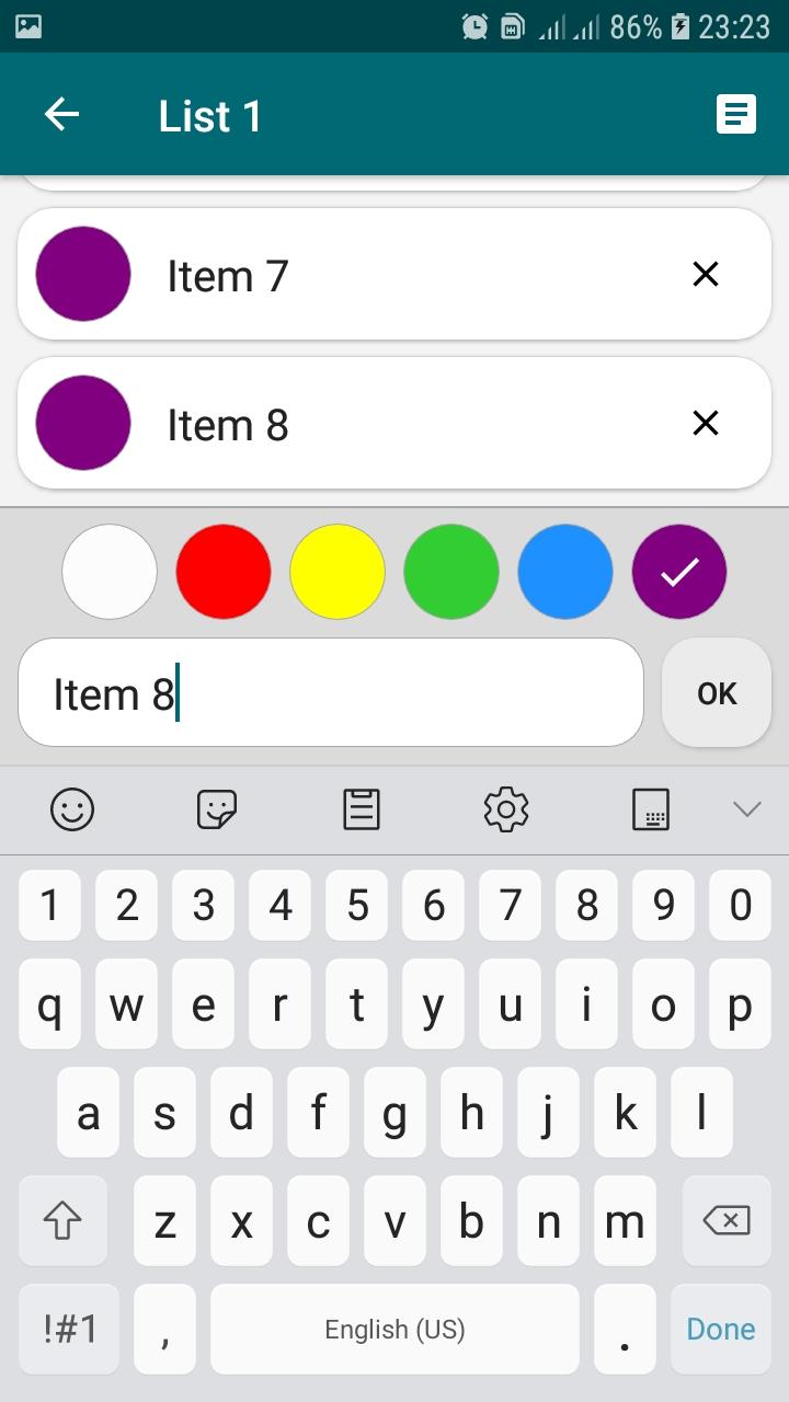 اسکرین شات 4 برنامه Shopping list. CheckList