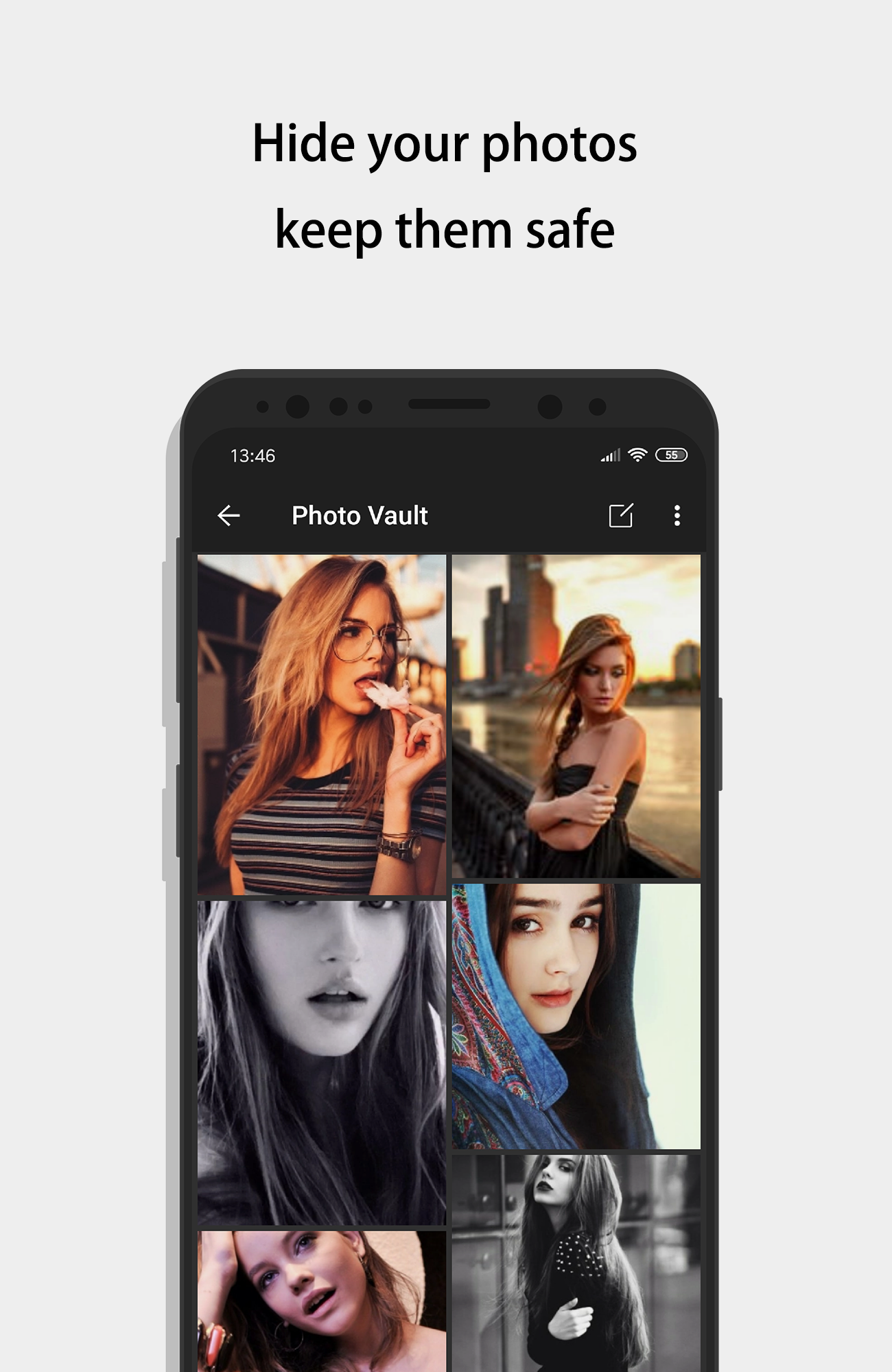 اسکرین شات 4 برنامه Calculator - photo vault