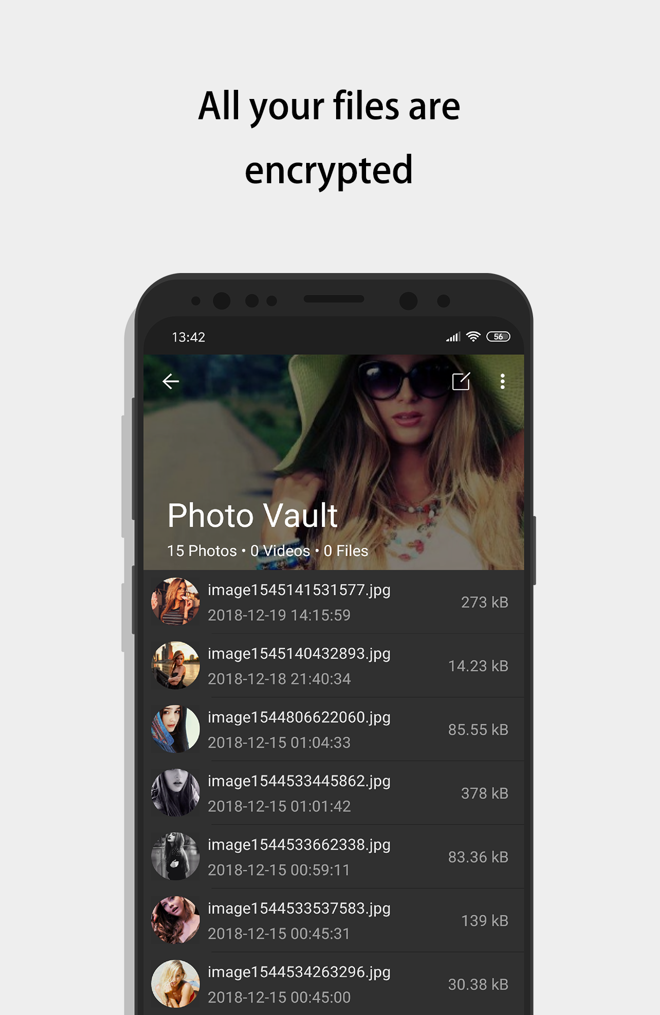 اسکرین شات 5 برنامه Calculator - photo vault