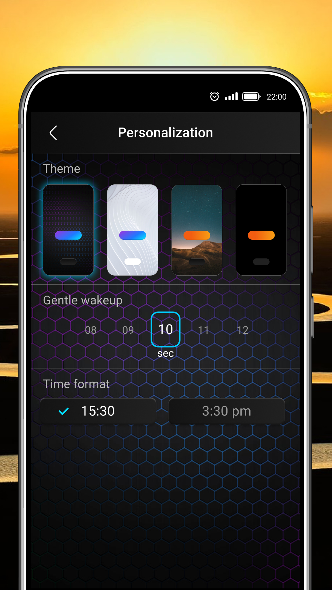 اسکرین شات 5 برنامه Music Alarm Clock - Alarmus