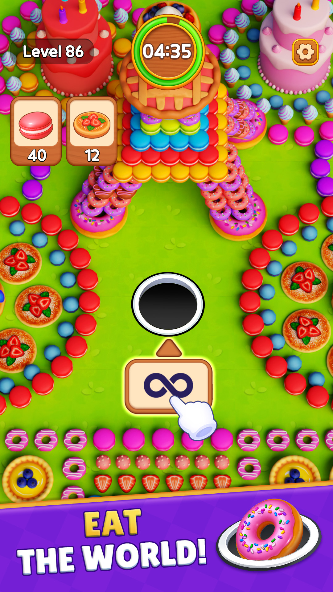 اسکرین شات 1 بازی Hole Master - Eat The World