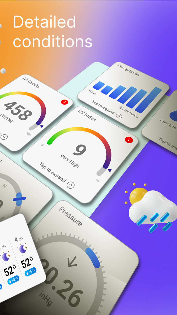 اسکرین شات 3 برنامه Weather Home - Live Radar