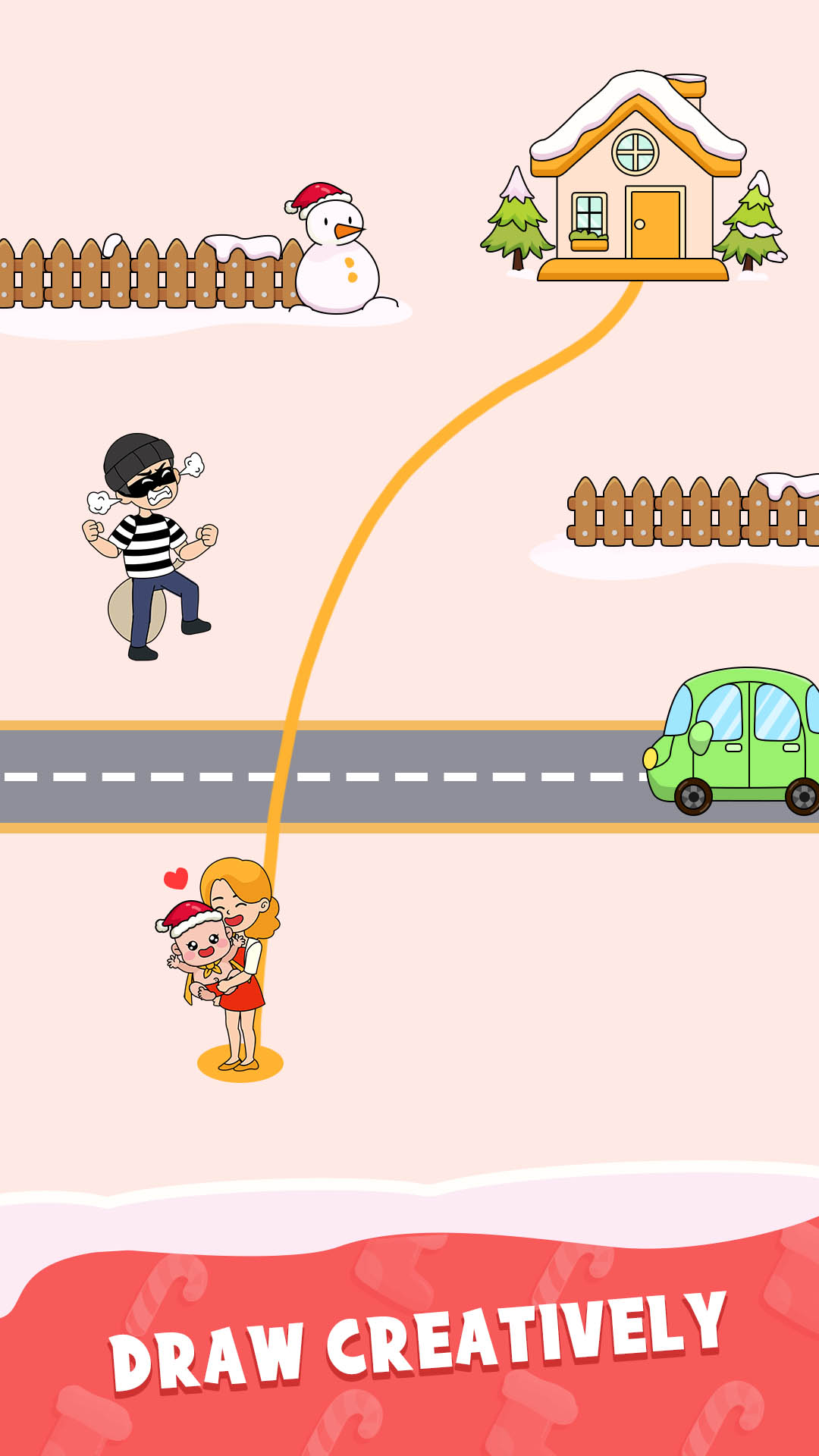 اسکرین شات 6 بازی Home Rush - Draw to Home