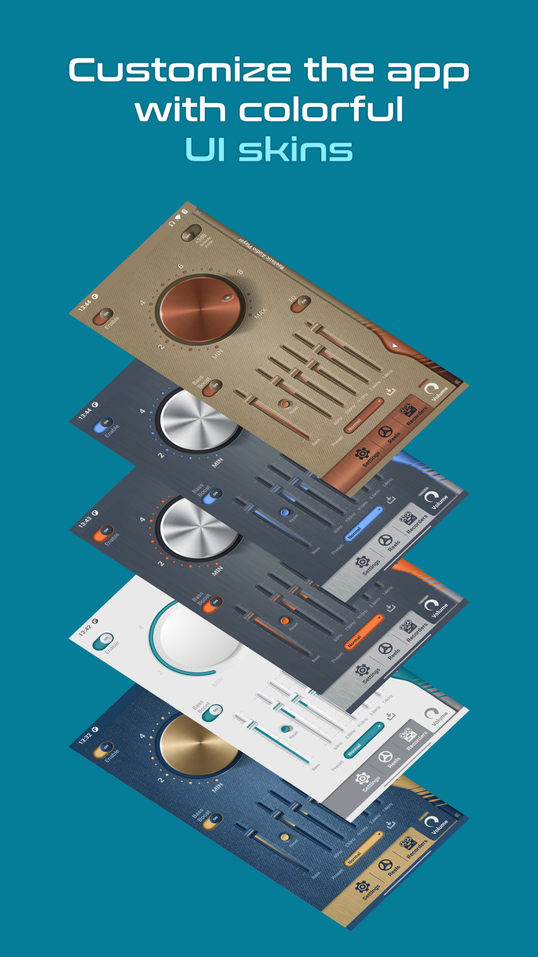 اسکرین شات 8 برنامه Reelistic Audio Player