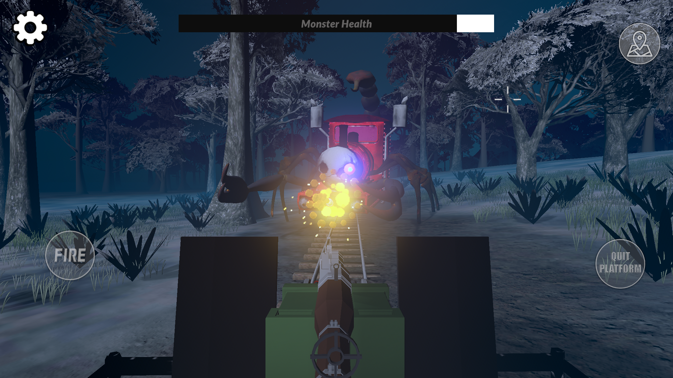 اسکرین شات 1 بازی Scary Spider Train Survival 1