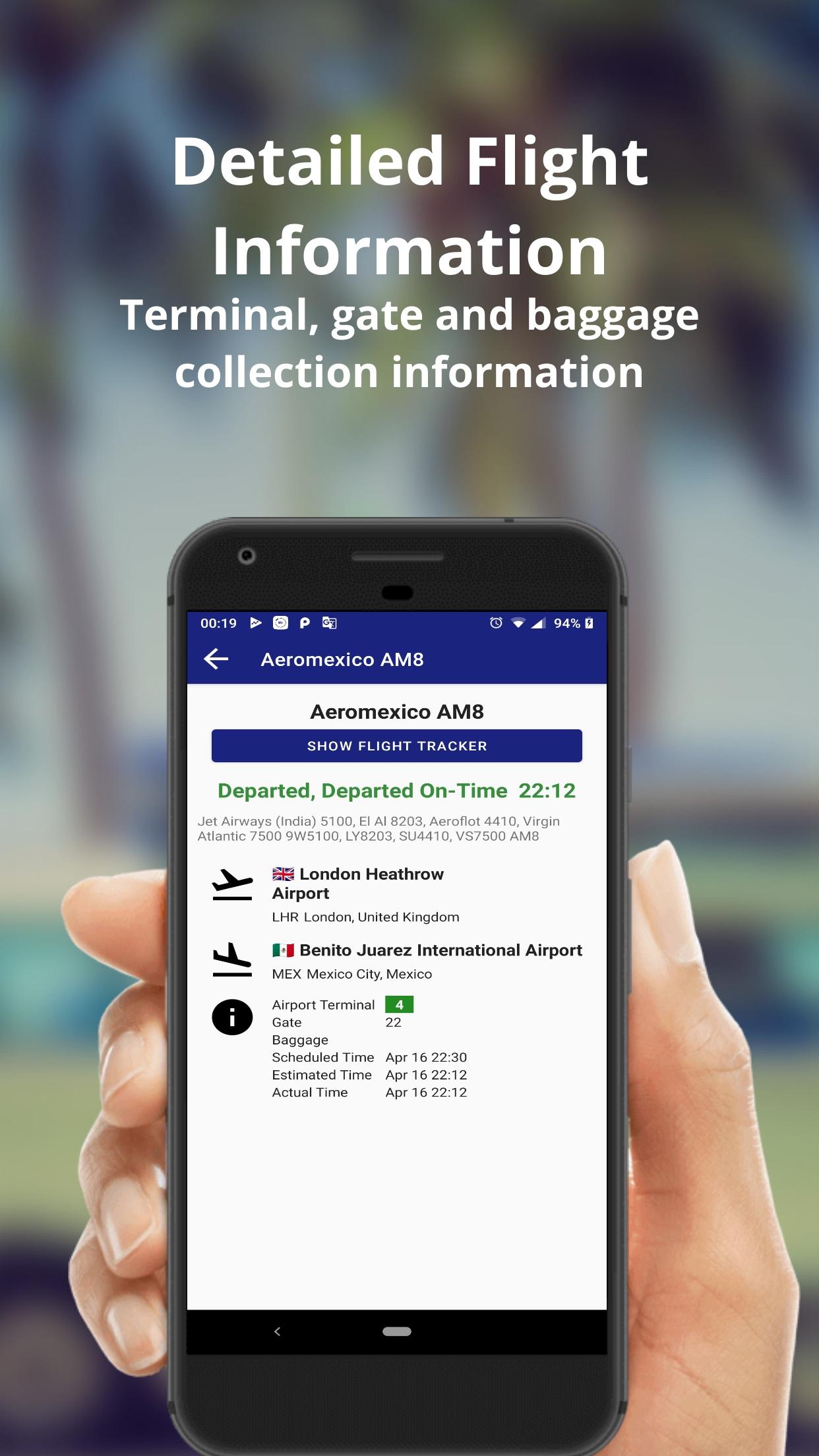 اسکرین شات 4 برنامه Barcelona Airport Flight Info