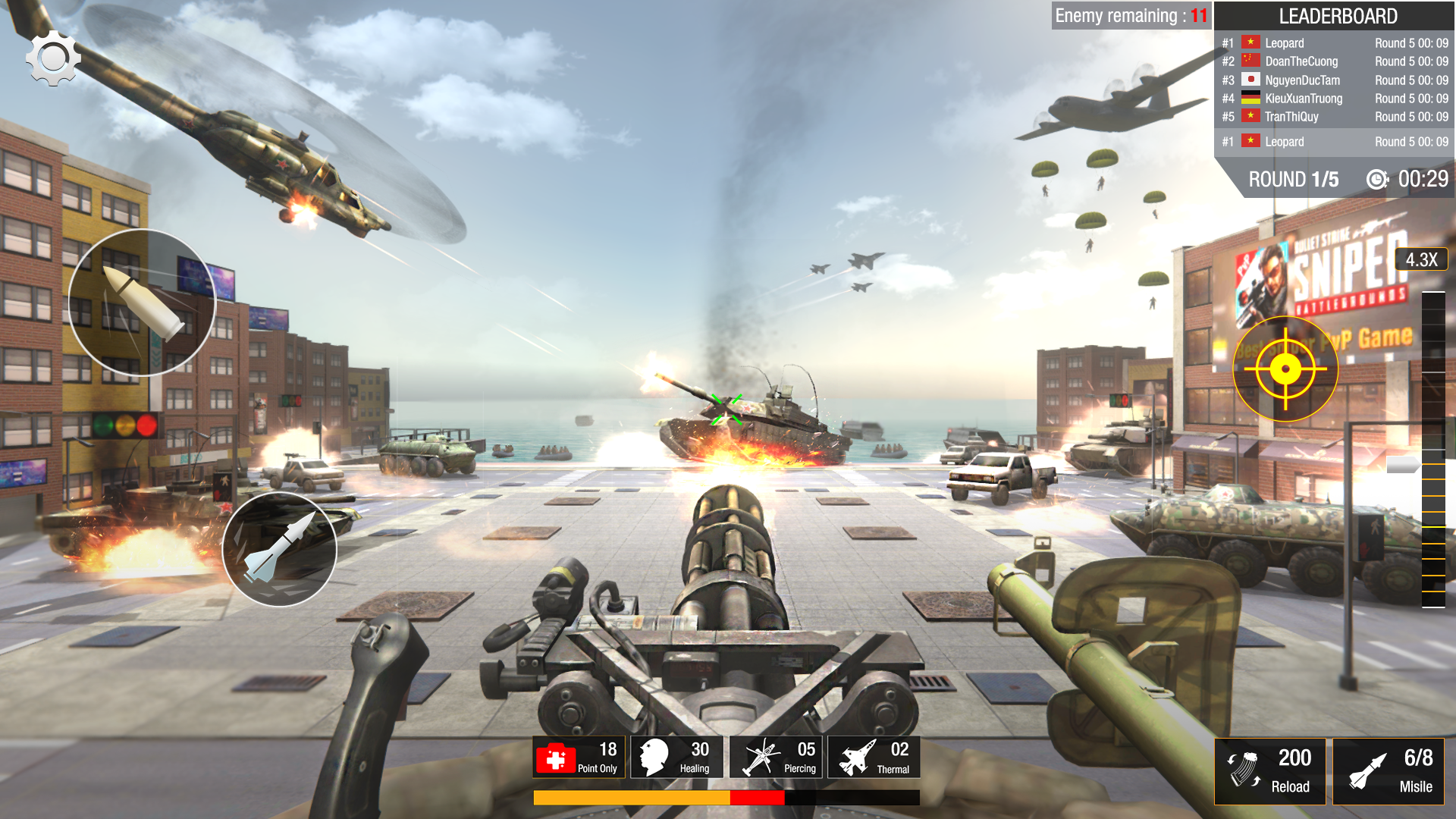 اسکرین شات 1 بازی World War: Army Battle FPS 3D