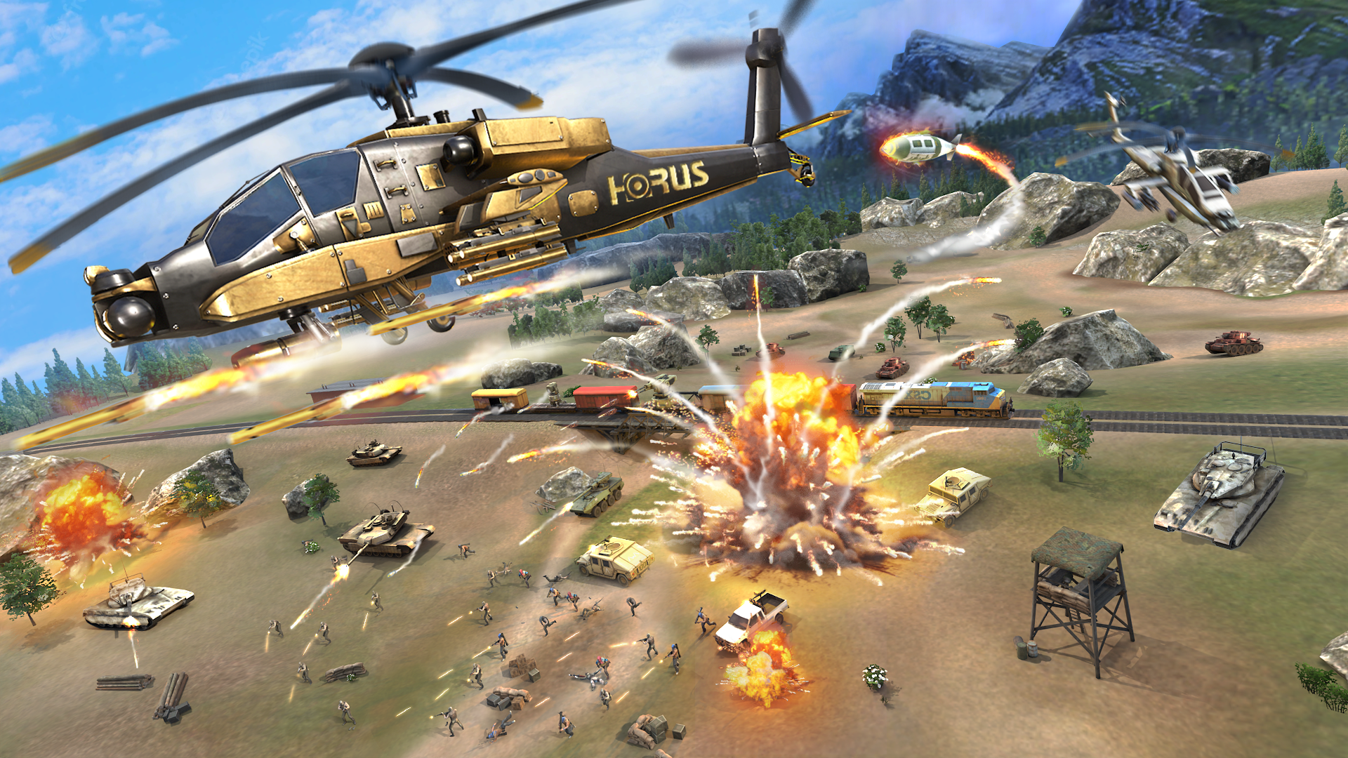 اسکرین شات 2 بازی World War: Army Battle FPS 3D