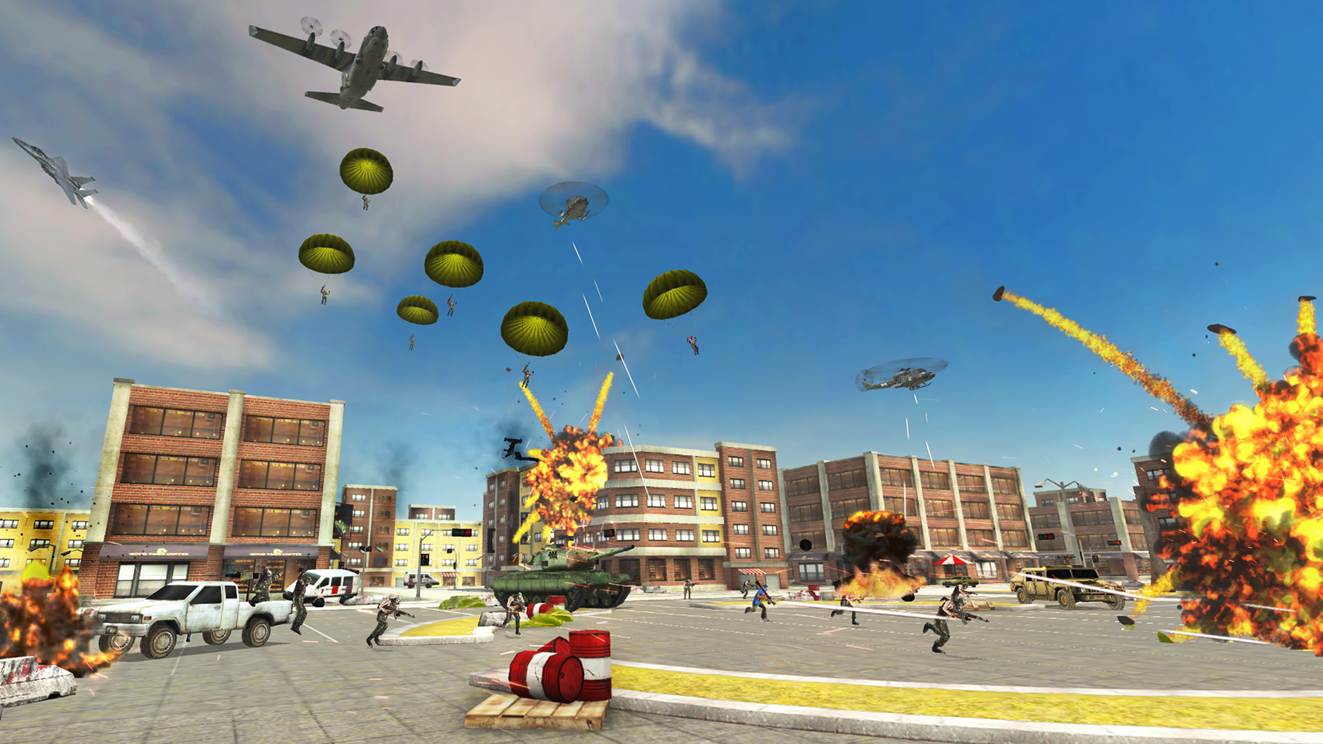 اسکرین شات 5 بازی World War: Army Battle FPS 3D
