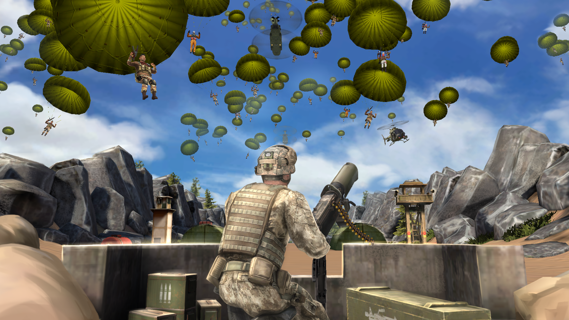 اسکرین شات 1 بازی Sky Defense: War Duty