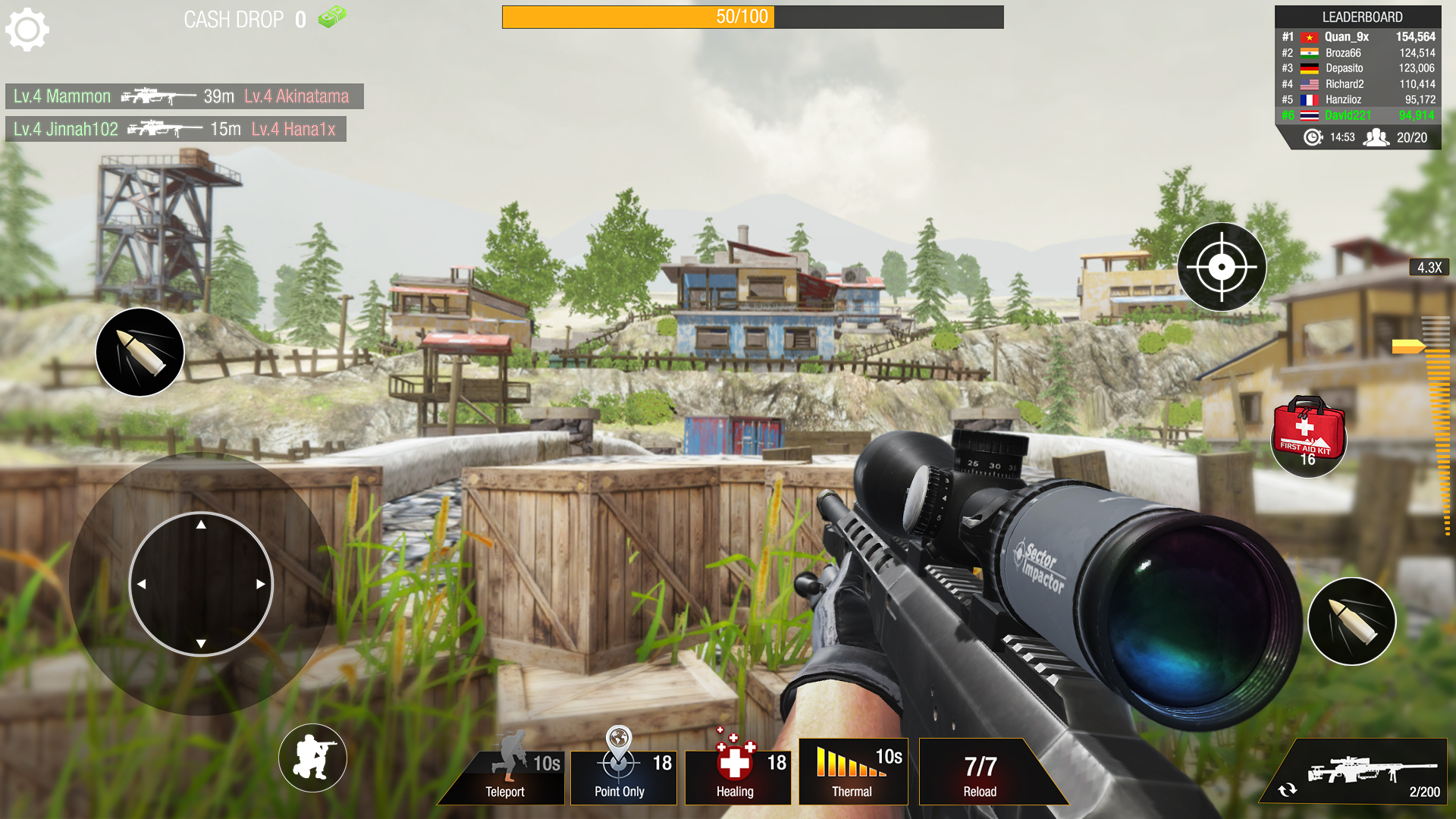 اسکرین شات 3 بازی Sniper Warrior: PvP Sniper