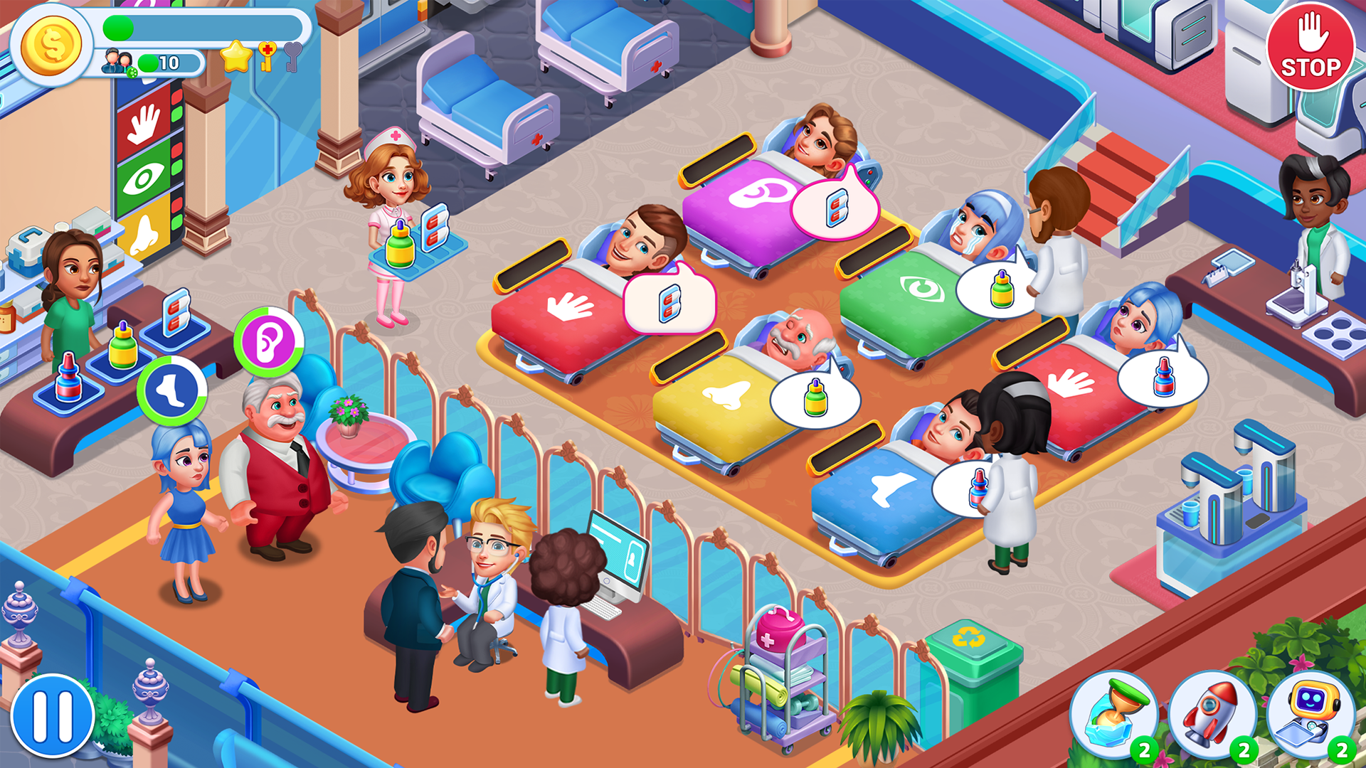 اسکرین شات 3 بازی Doctor Clinic - Hospital Games