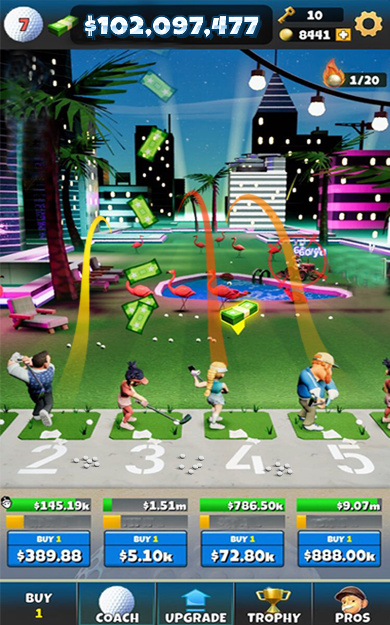اسکرین شات 6 بازی Idle Golf Tycoon Driver Clash