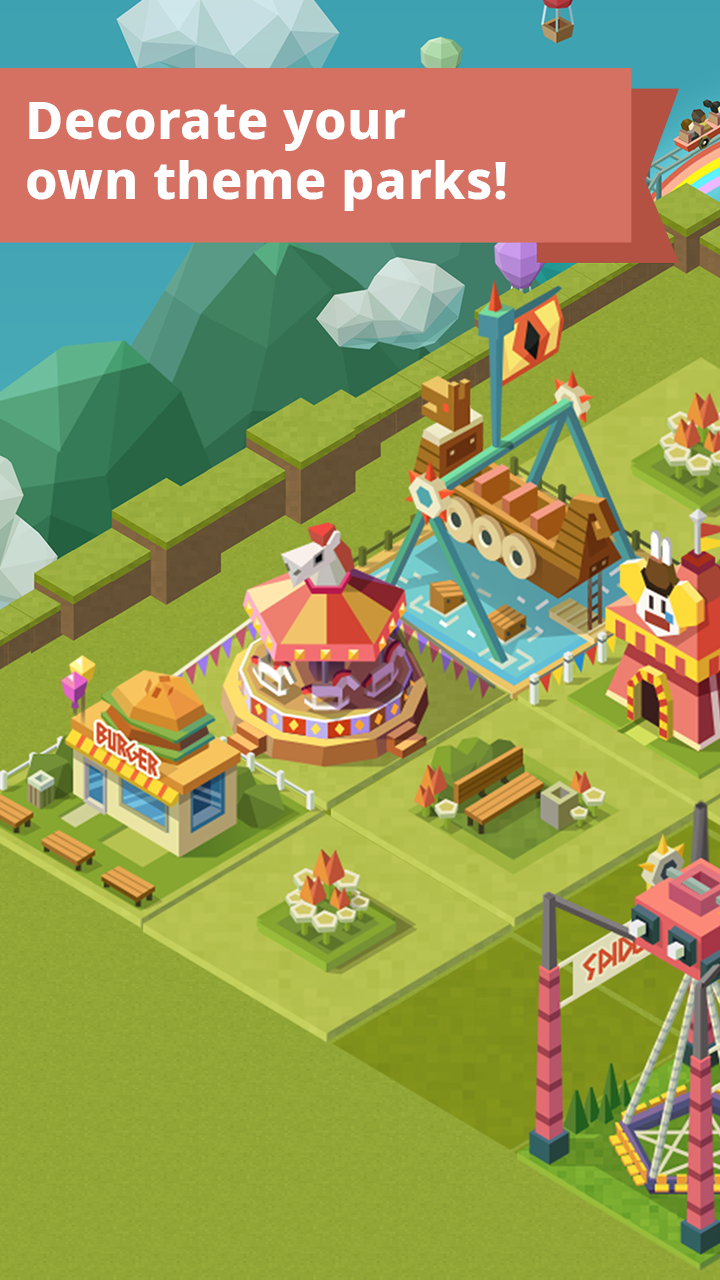 اسکرین شات 2 بازی Merge Tycoon: 2048 Theme Park