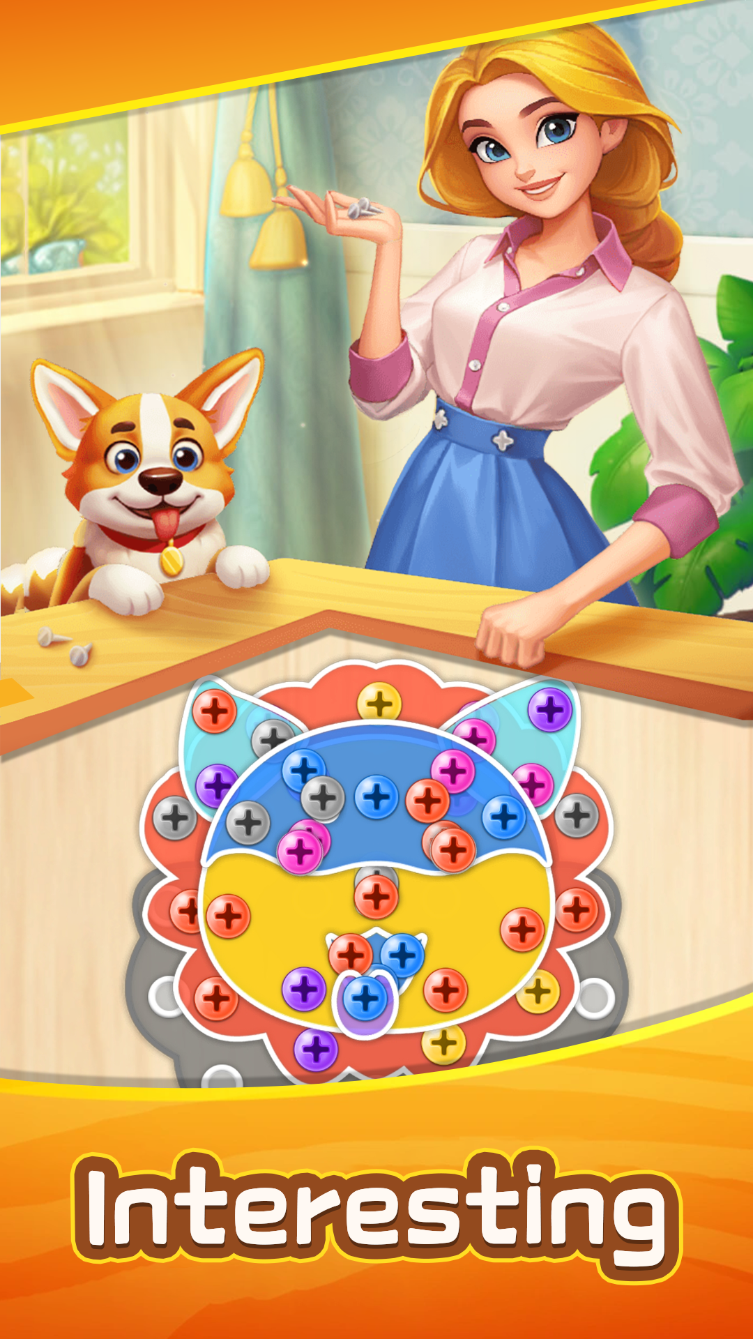 اسکرین شات 1 بازی Screw Pin Color Sort