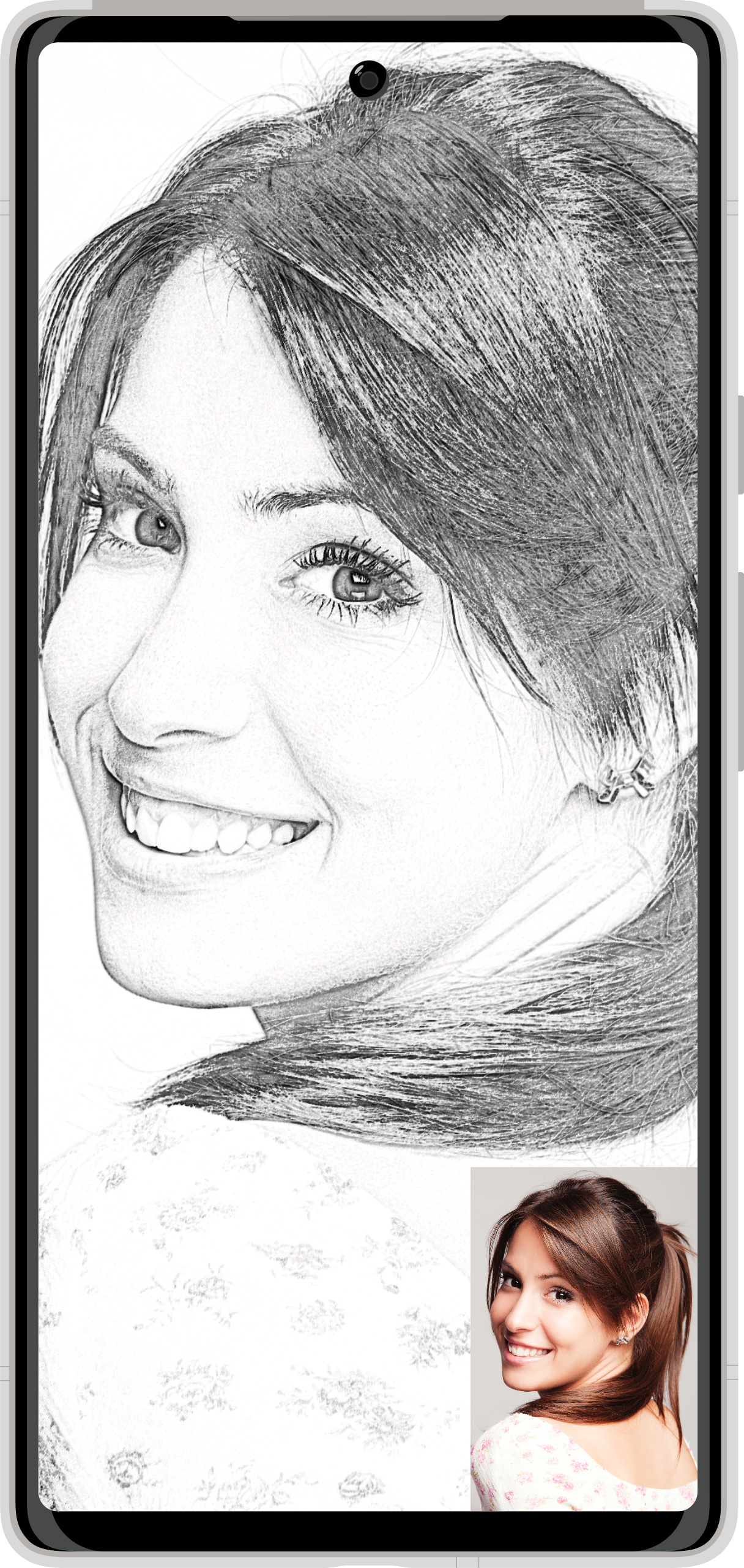 اسکرین شات 1 برنامه Pencil Sketch Photo Editor
