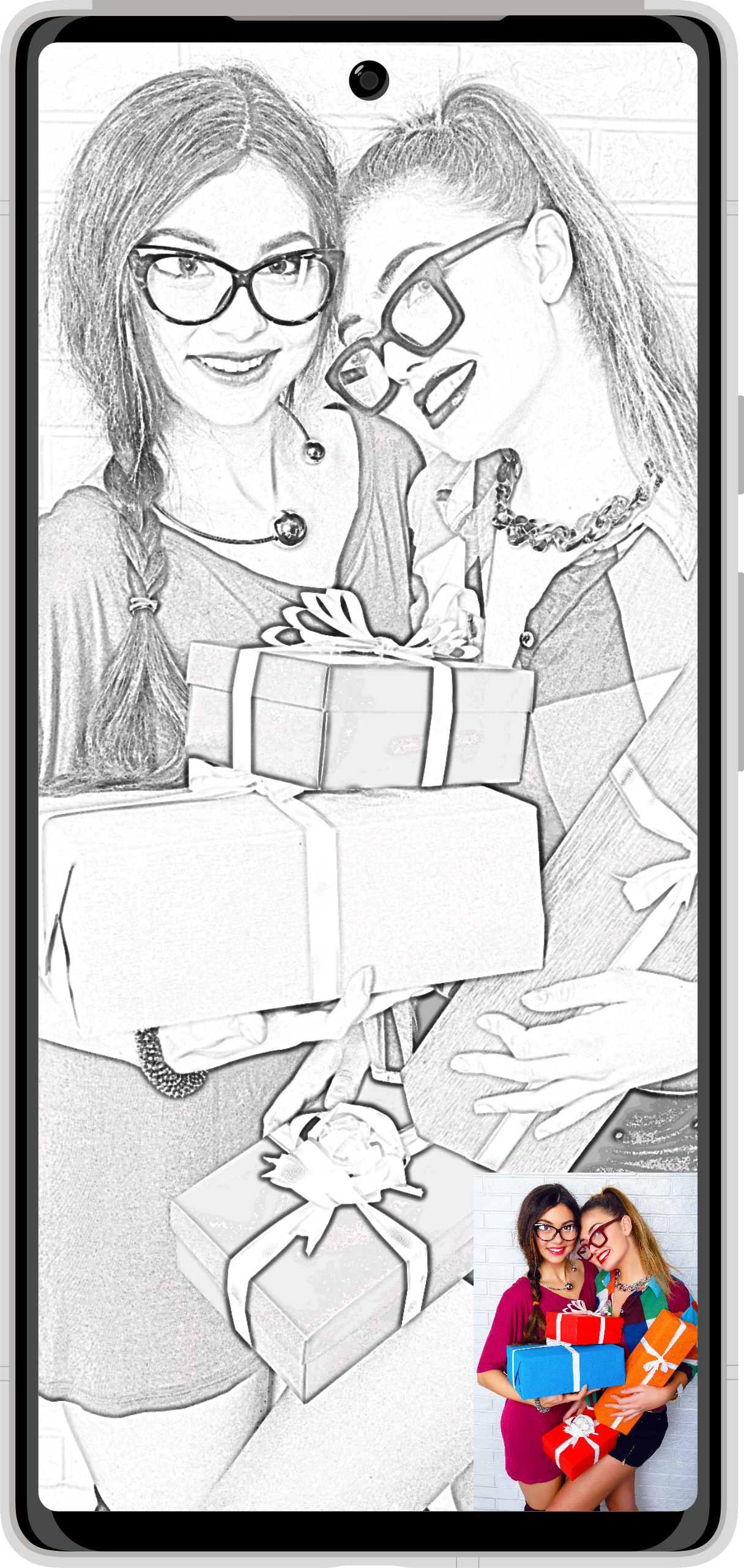 اسکرین شات 4 برنامه Pencil Sketch Photo Editor