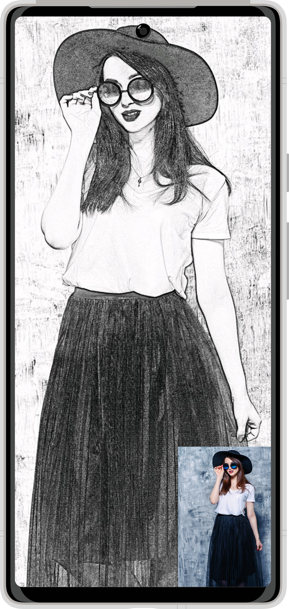 اسکرین شات 5 برنامه Pencil Sketch Photo Editor