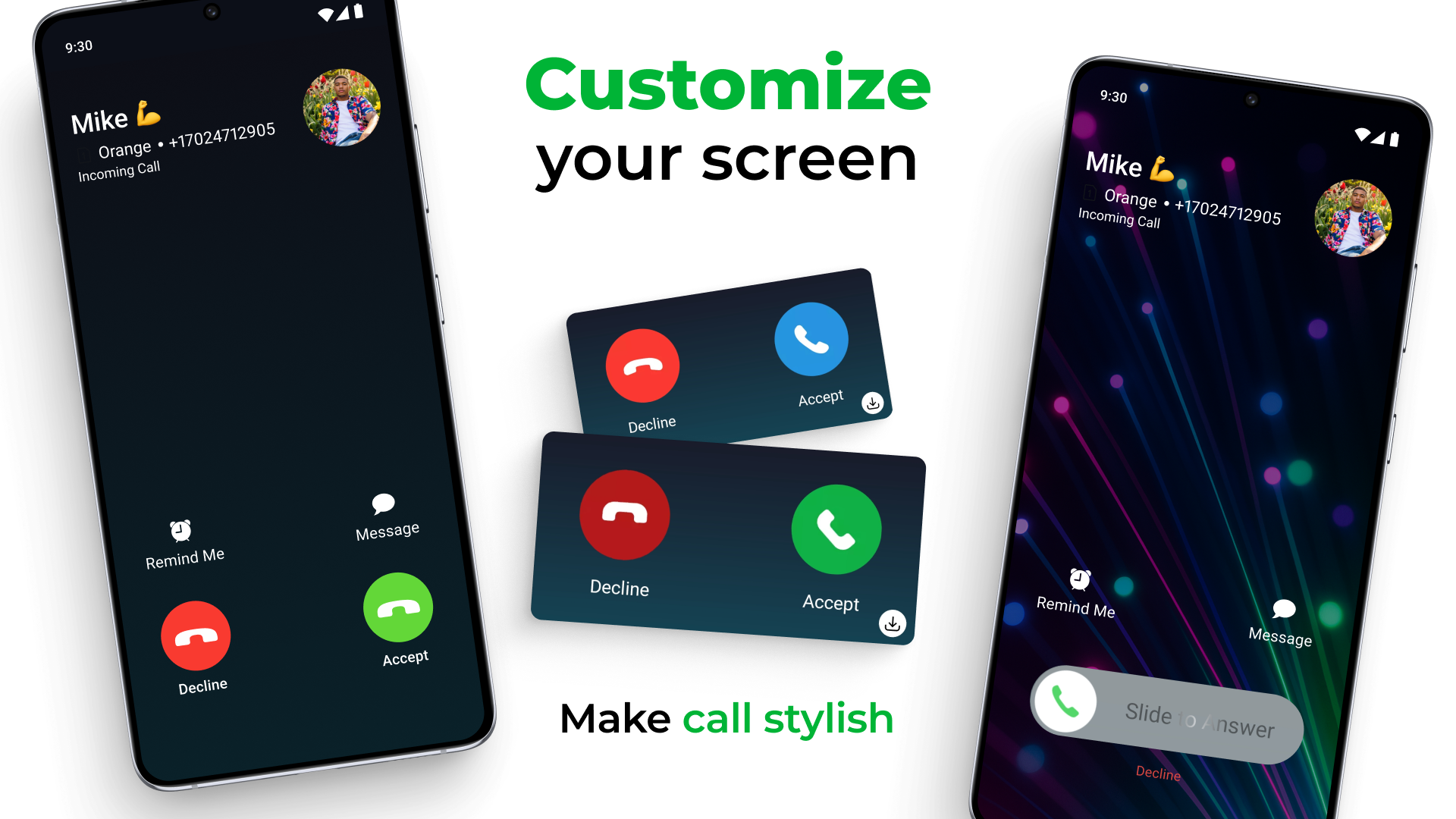 اسکرین شات 8 برنامه iCallScreen - Phone Dialer
