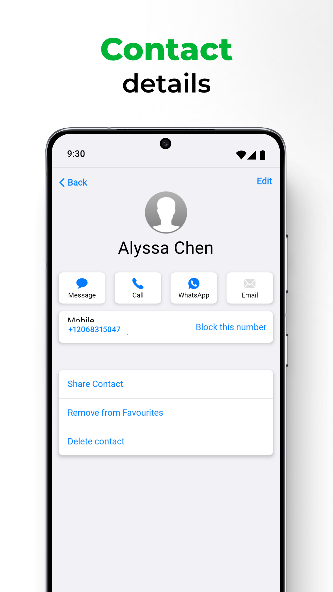 اسکرین شات 5 برنامه iCallScreen - Phone Dialer